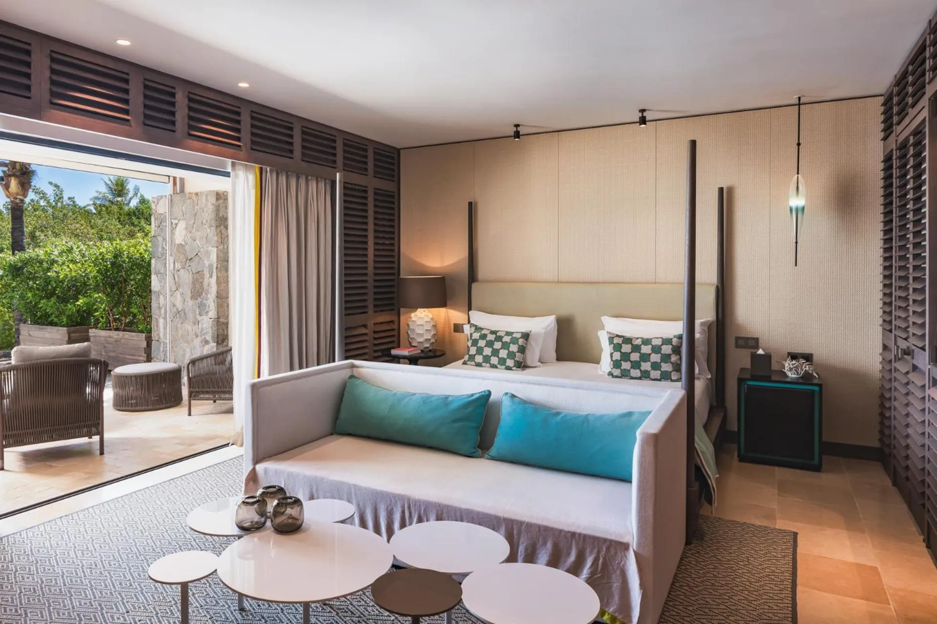 Bedroom, Bed in Le Barthélemy Hotel & Spa