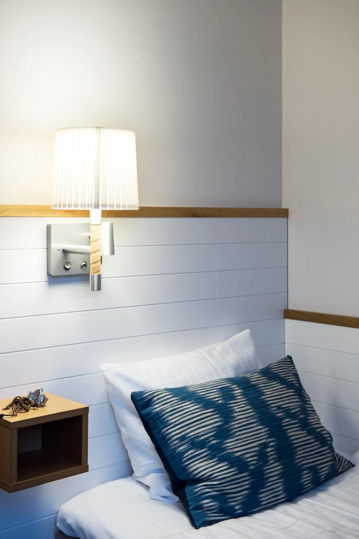 Decorative detail, Bed in Clarion Collection Hotel Smedjan