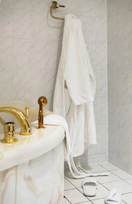 Bathroom in Clarion Collection Hotel Smedjan