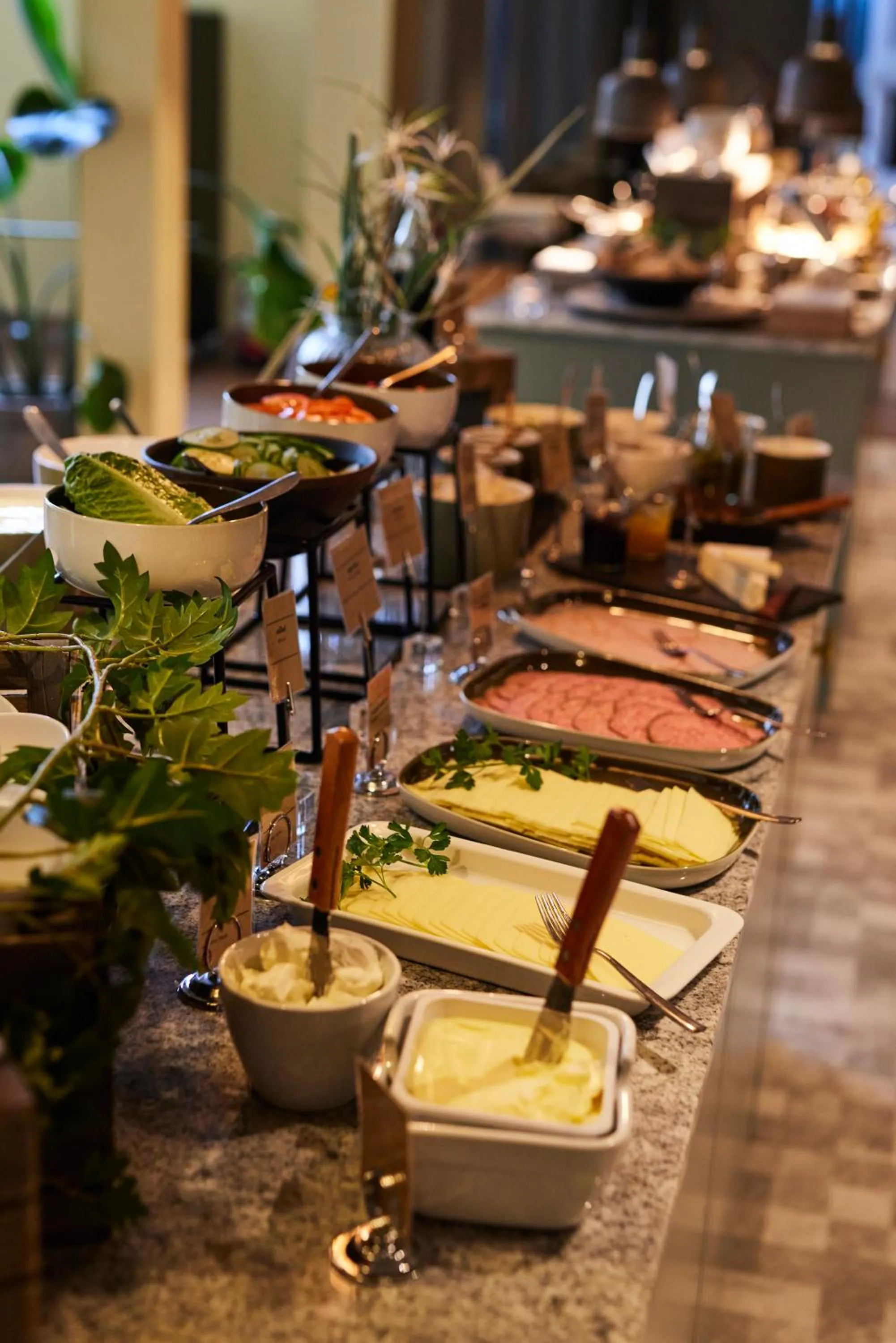 Buffet breakfast in Clarion Collection Hotel Smedjan