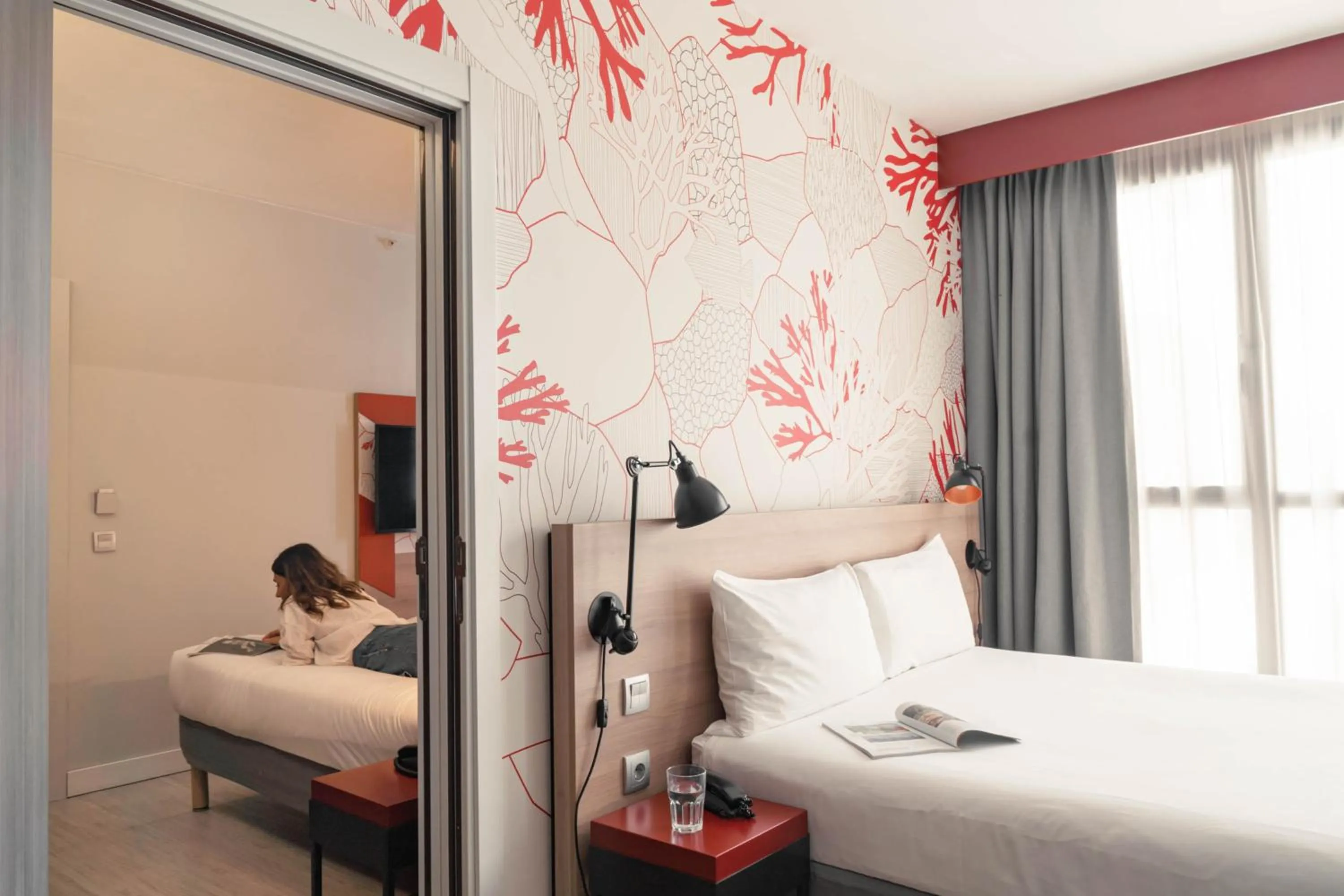 Family, Bed in ibis Styles Barcelona City Bogatell