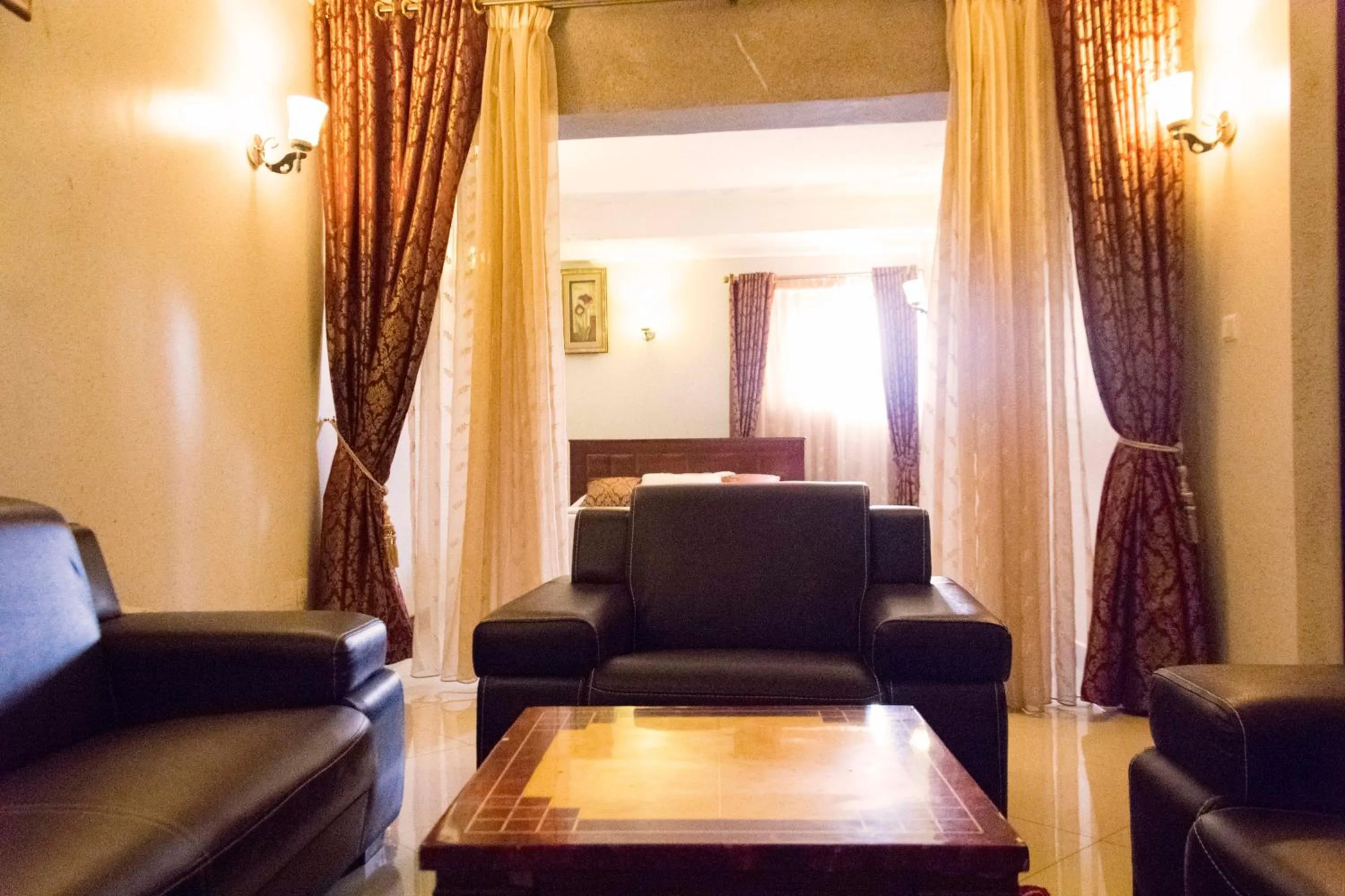 Seating Area in Super Paradise Hotel