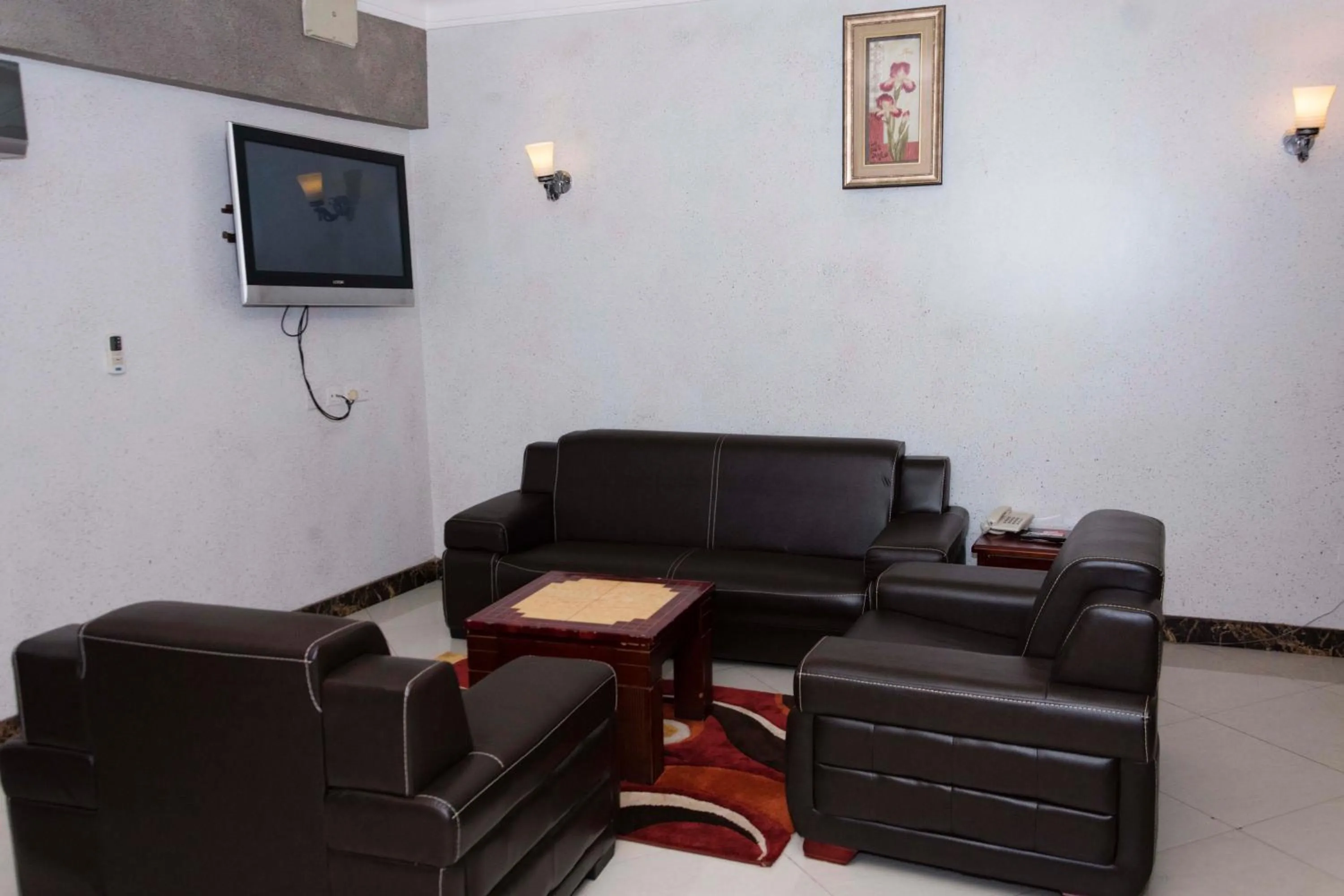 TV and multimedia, Seating Area in Super Paradise Hotel