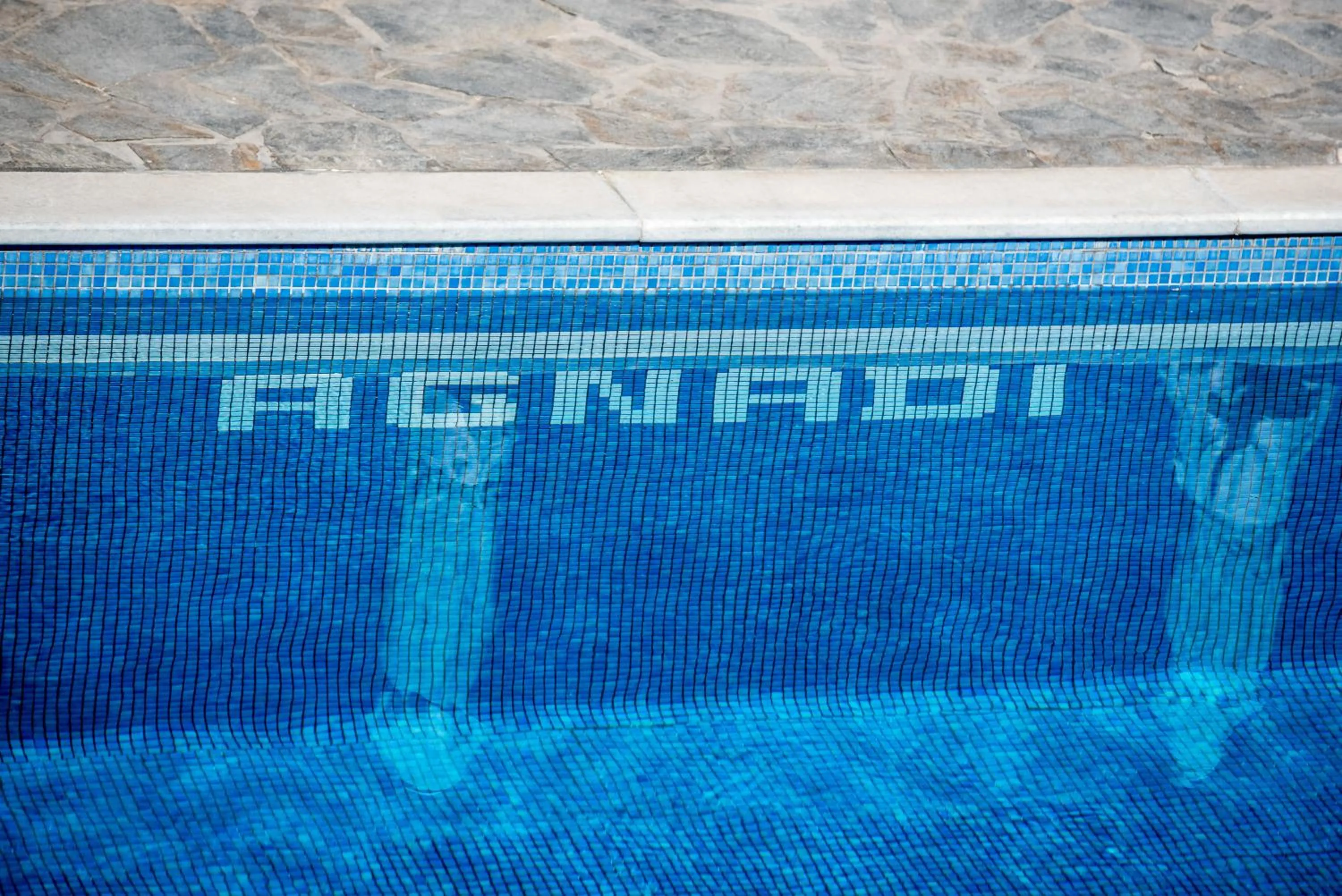 Pool view in Agnadi View Villa