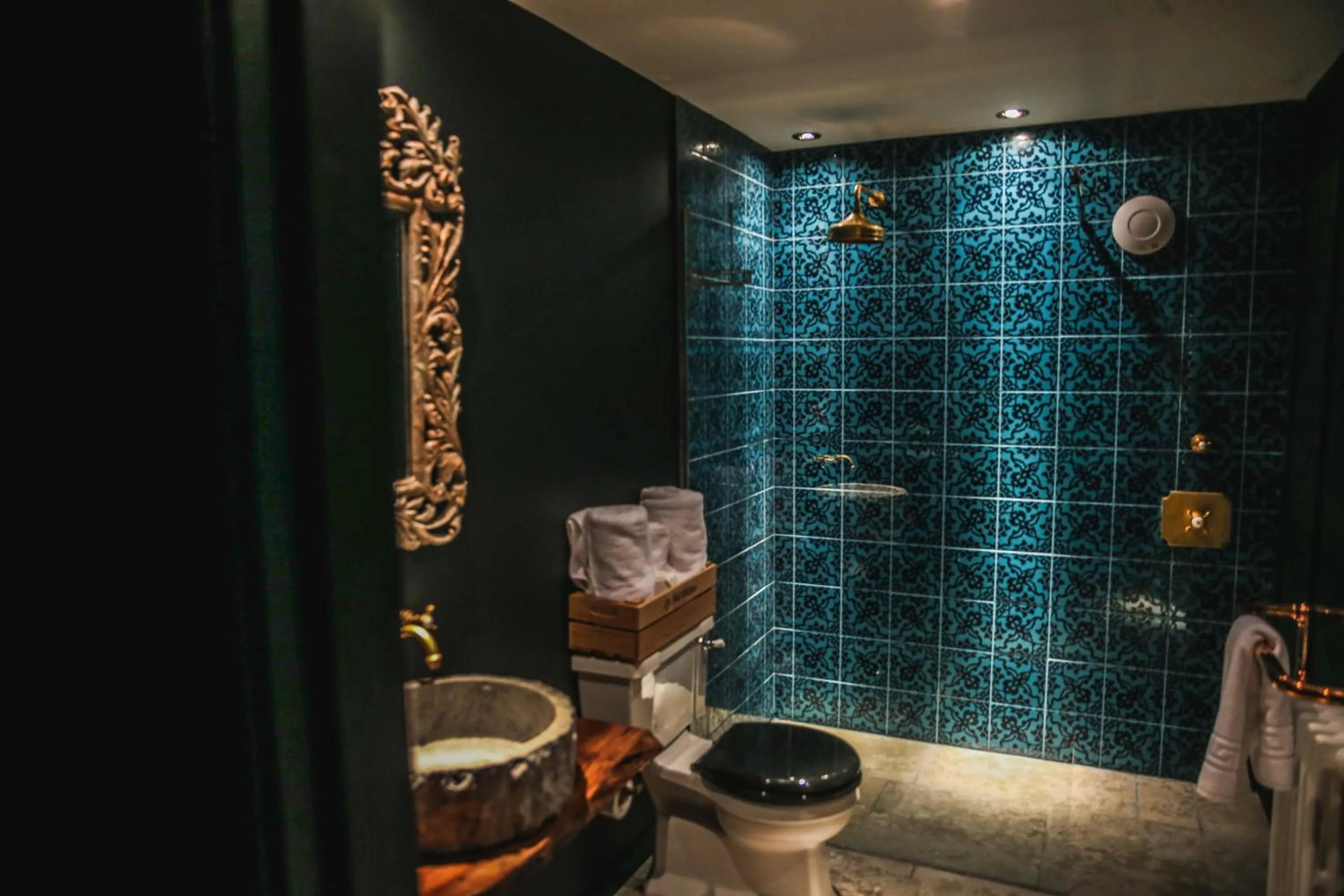 Shower in Le Petit Chateau & William de Percy