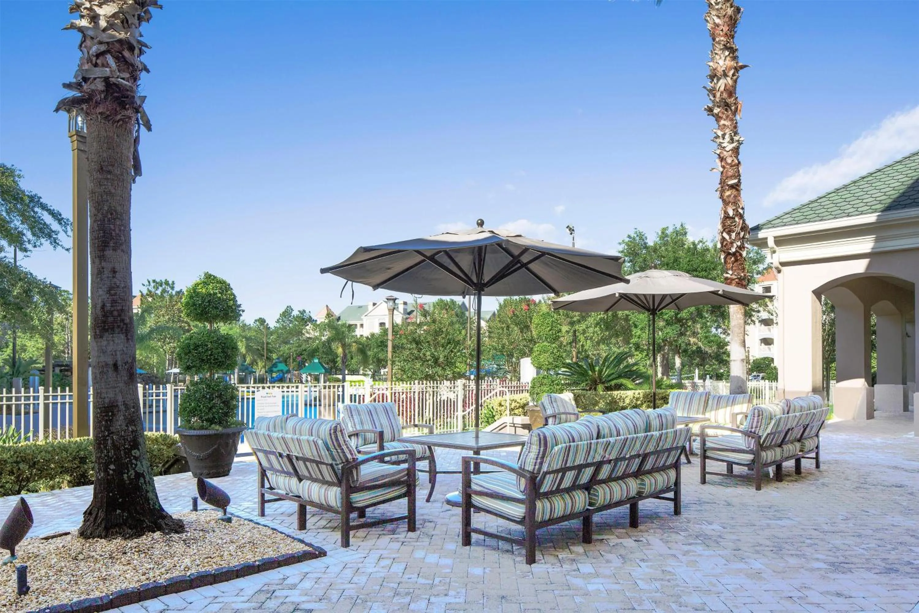 Inner courtyard view in Hilton Vacation Club St Augustine