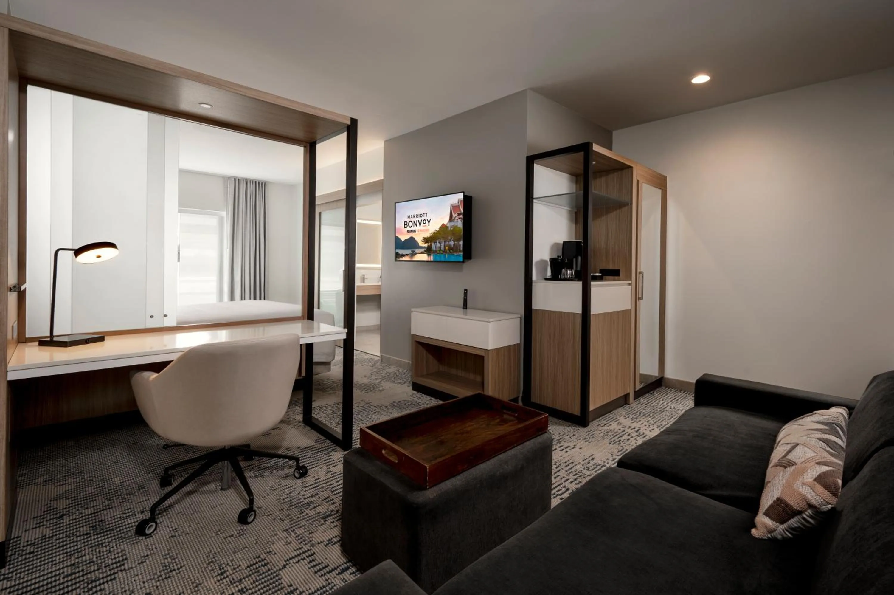 TV and multimedia in SpringHill Suites by Marriott Houston Brookhollow