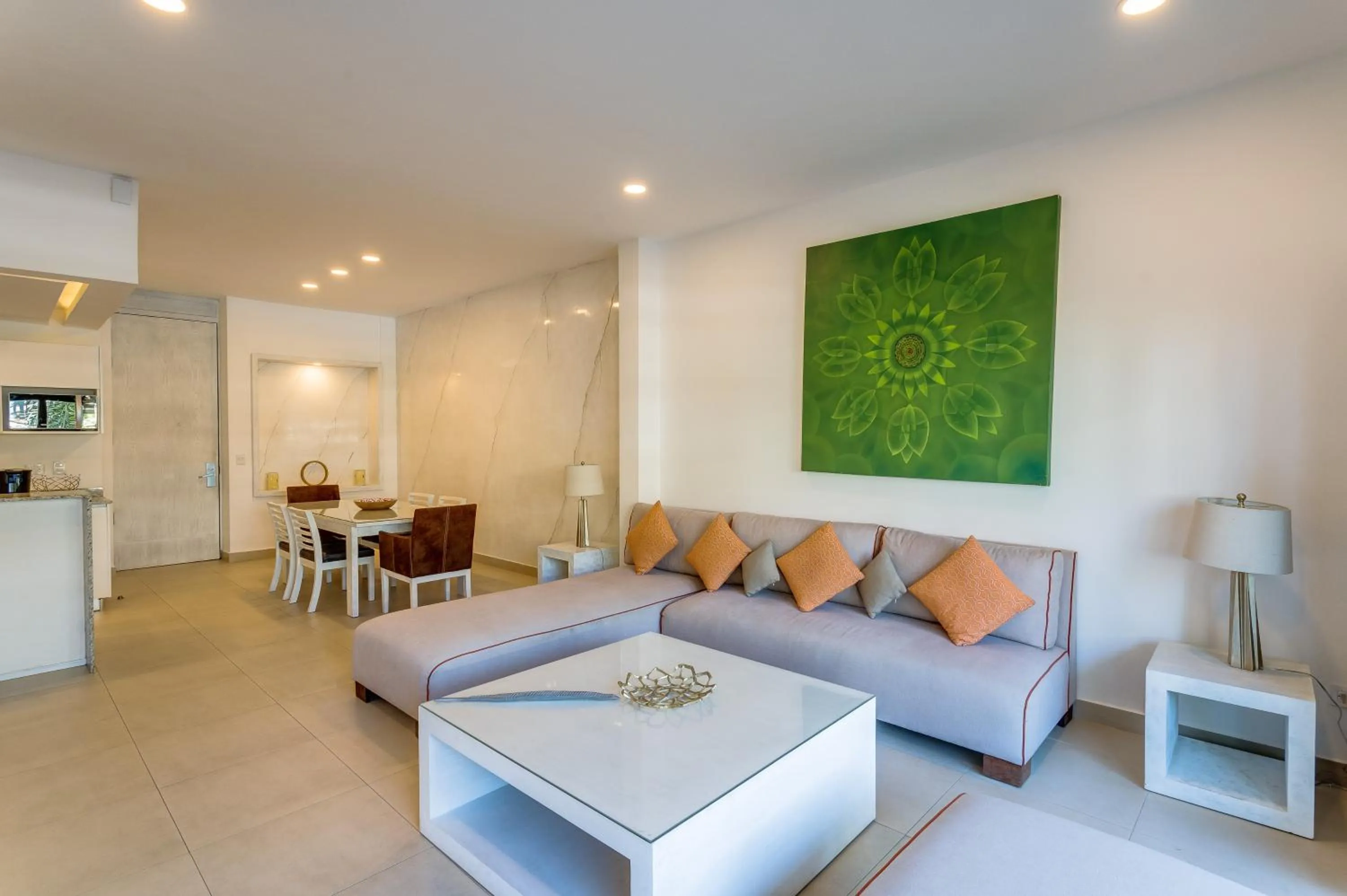 Living room in Aldea Thai by Mistik Vacation Rentals