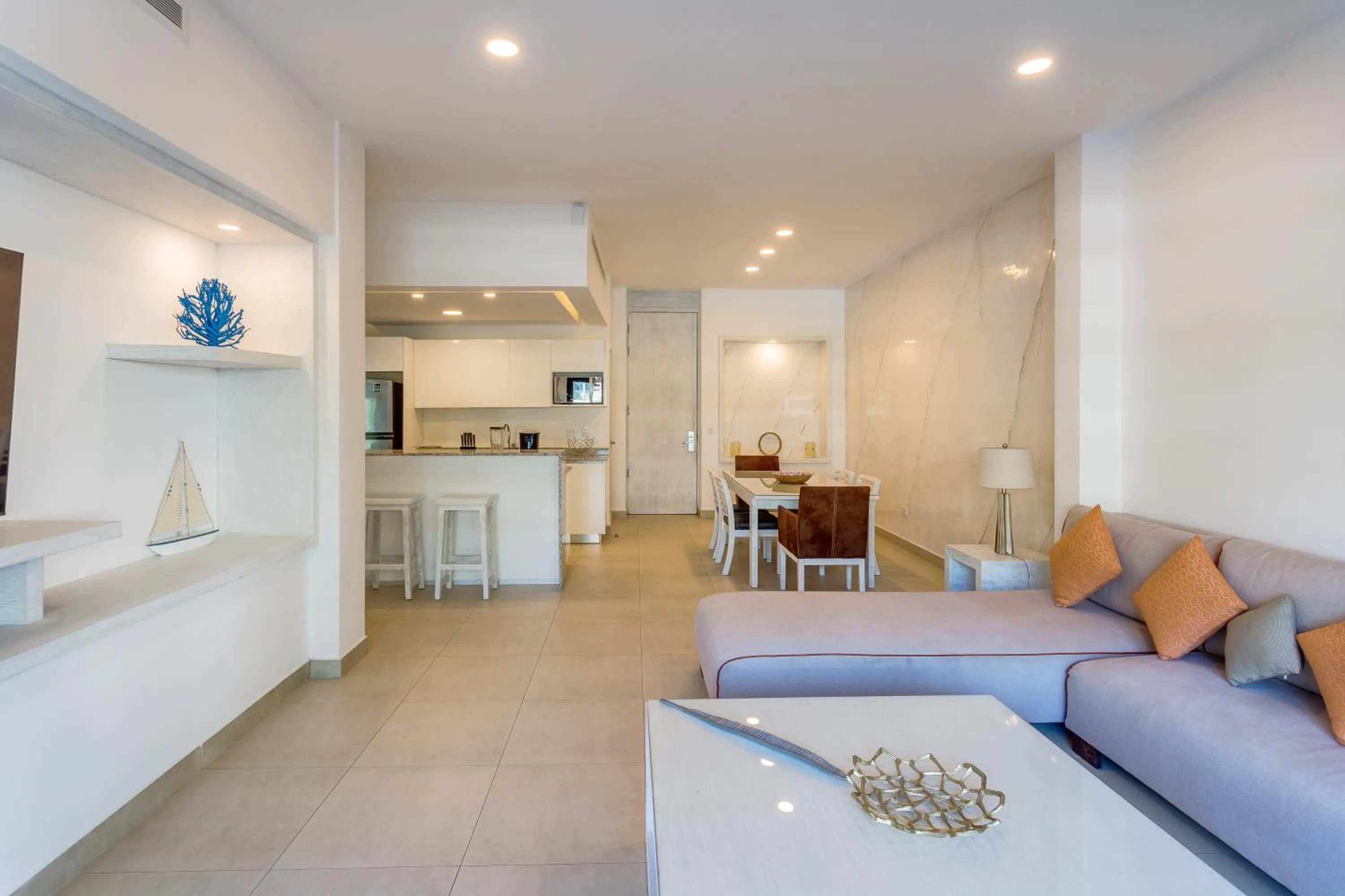 Living room in Aldea Thai by Mistik Vacation Rentals