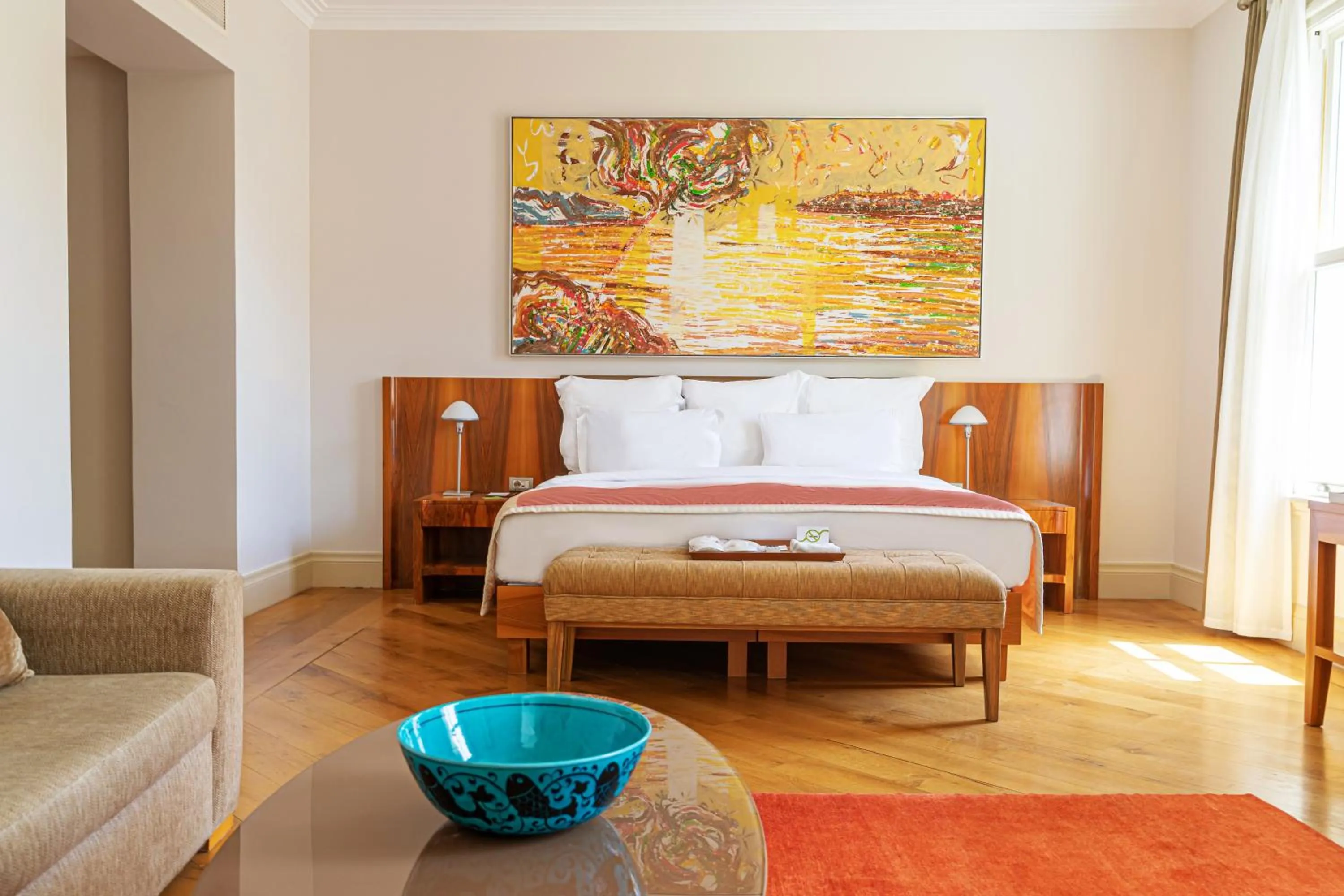 Bed in Tomtom Suites