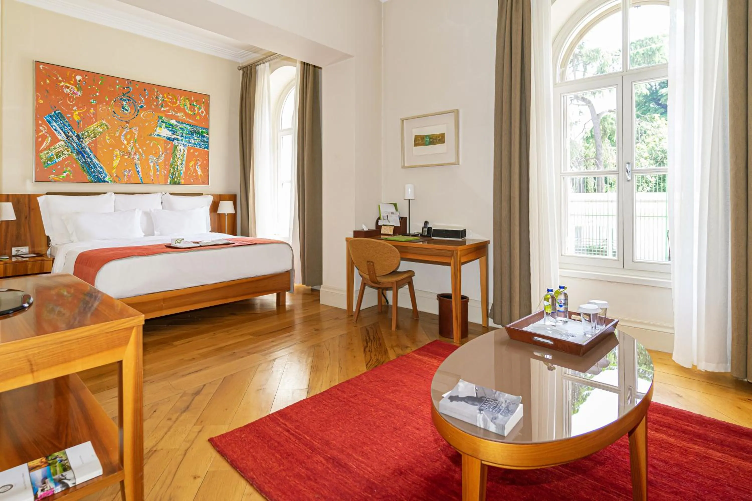 Bed in Tomtom Suites