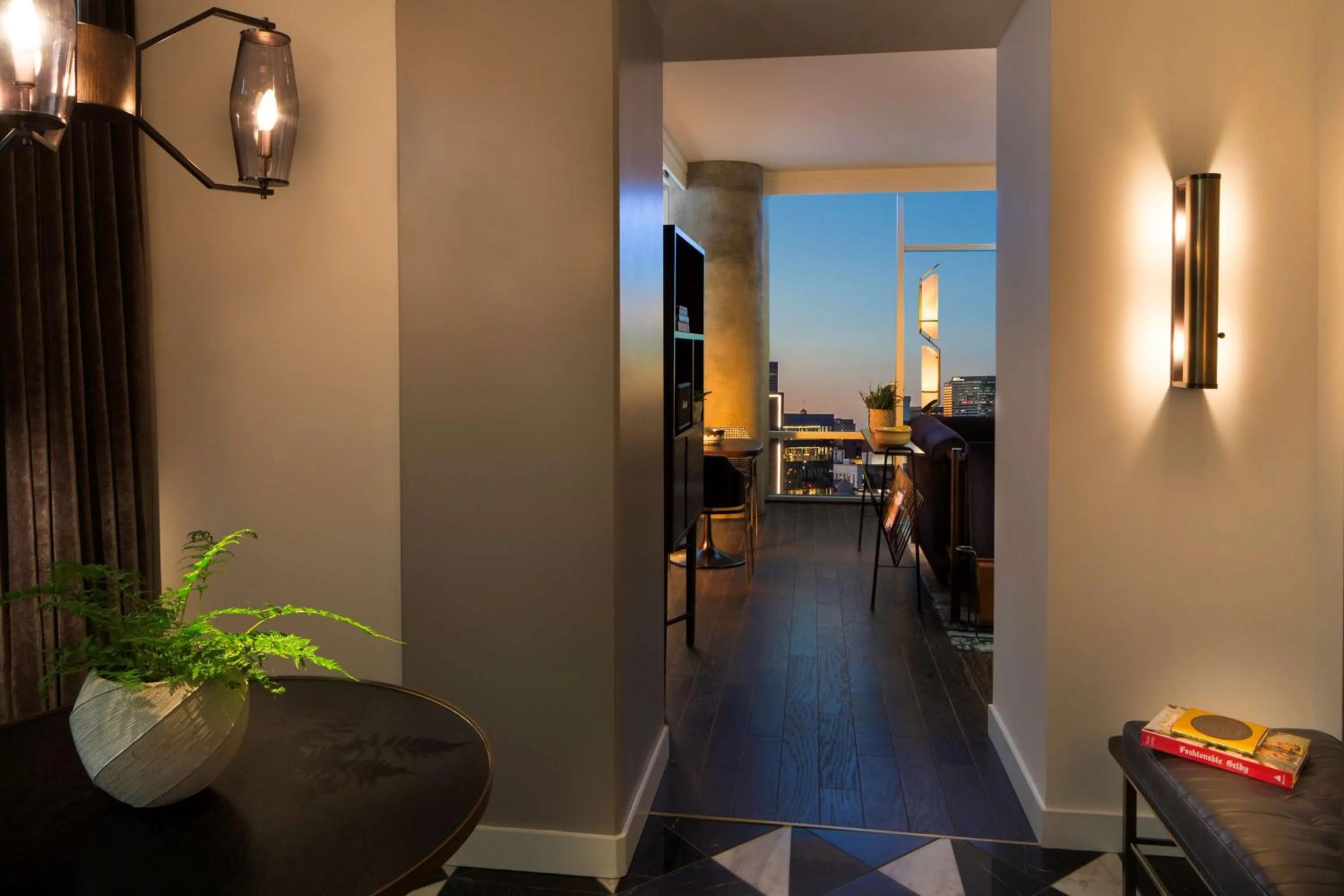 Photo of the whole room in Thompson Nashville, by Hyatt