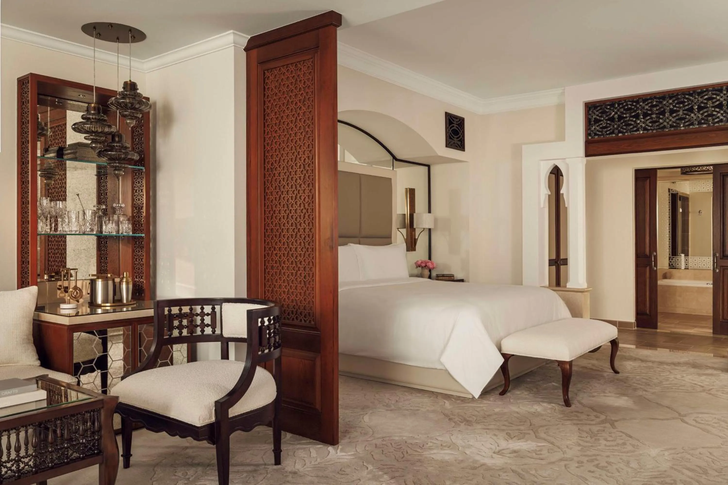 Bedroom, Bed in One&Only Royal Mirage Resort Dubai