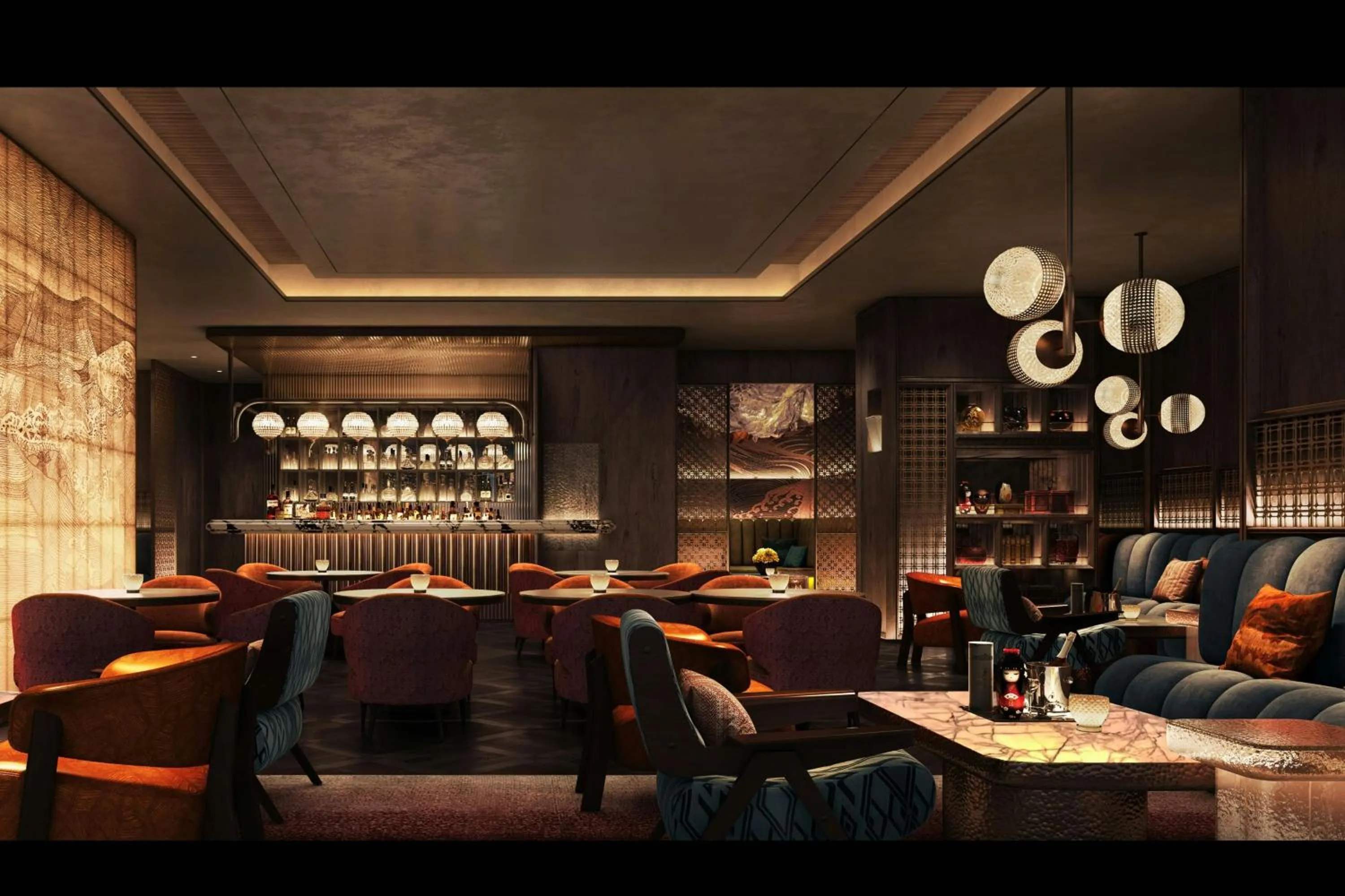 Lounge or bar in JW Marriott Hotel & Suites Saigon, The Apartments