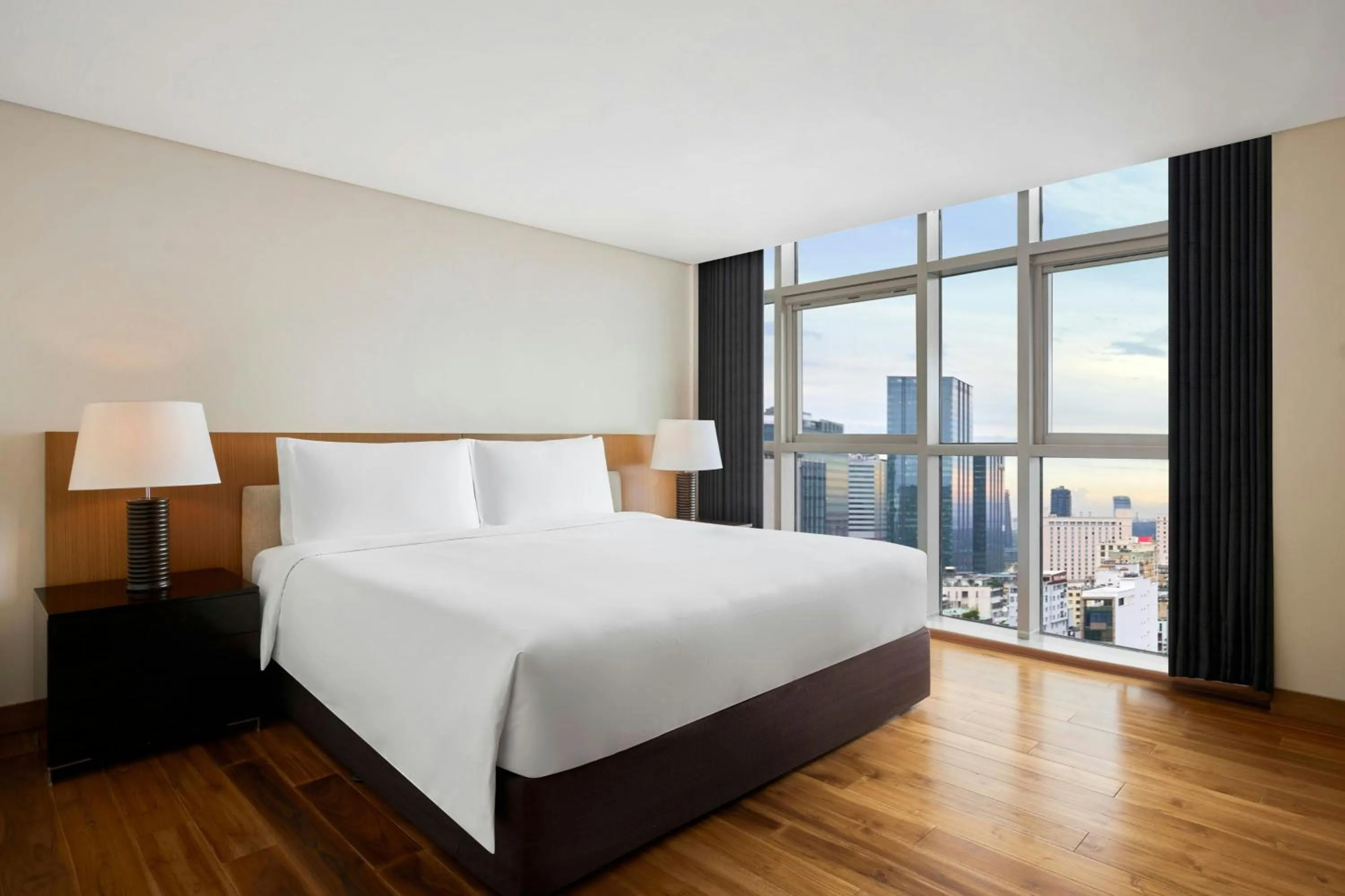 Bedroom, Bed in JW Marriott Hotel & Suites Saigon, The Apartments