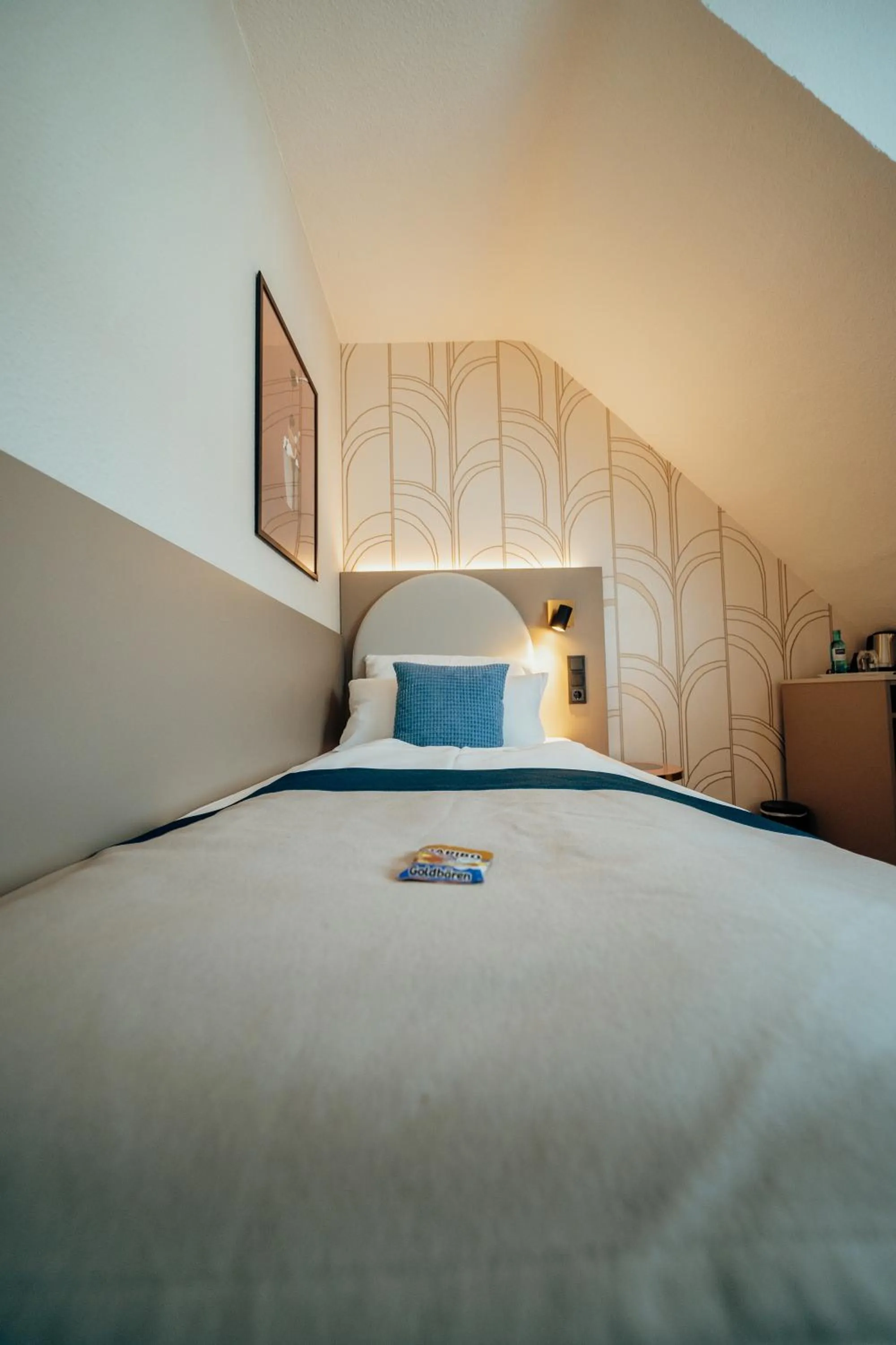 Decorative detail, Bed in guestified LIYANA Hotel