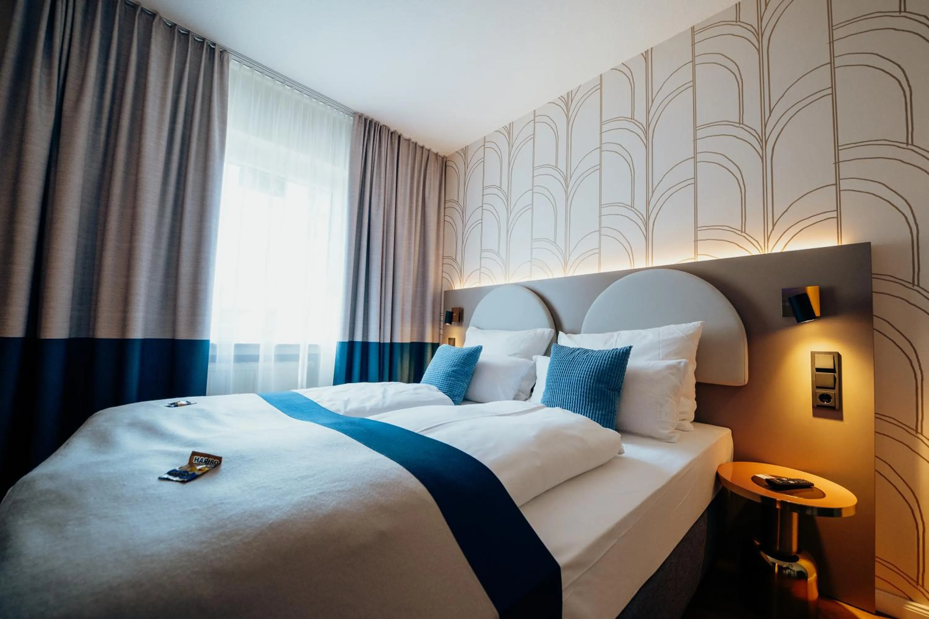 Decorative detail, Bed in guestified LIYANA Hotel