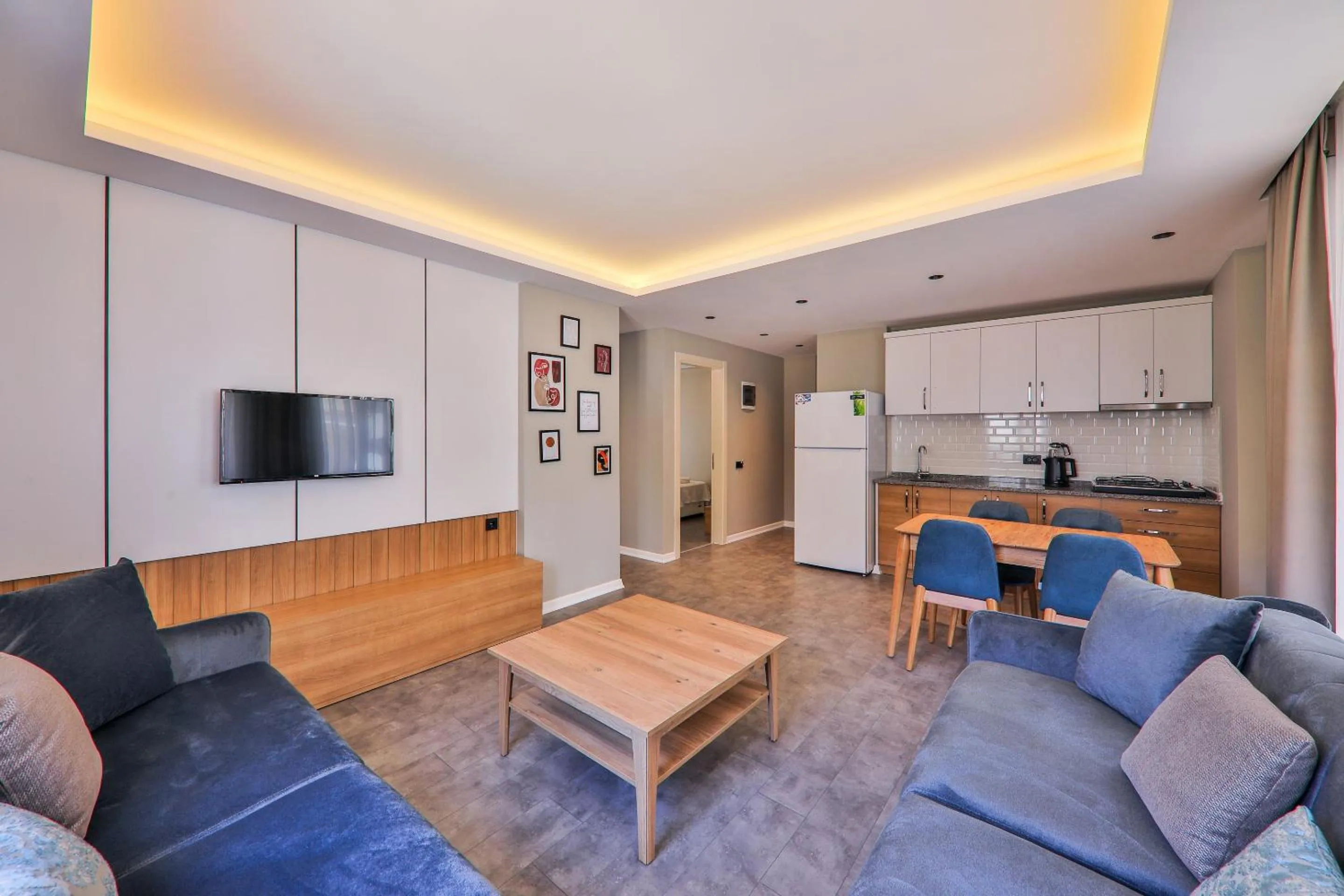 Kitchen or kitchenette in Duygu Apart