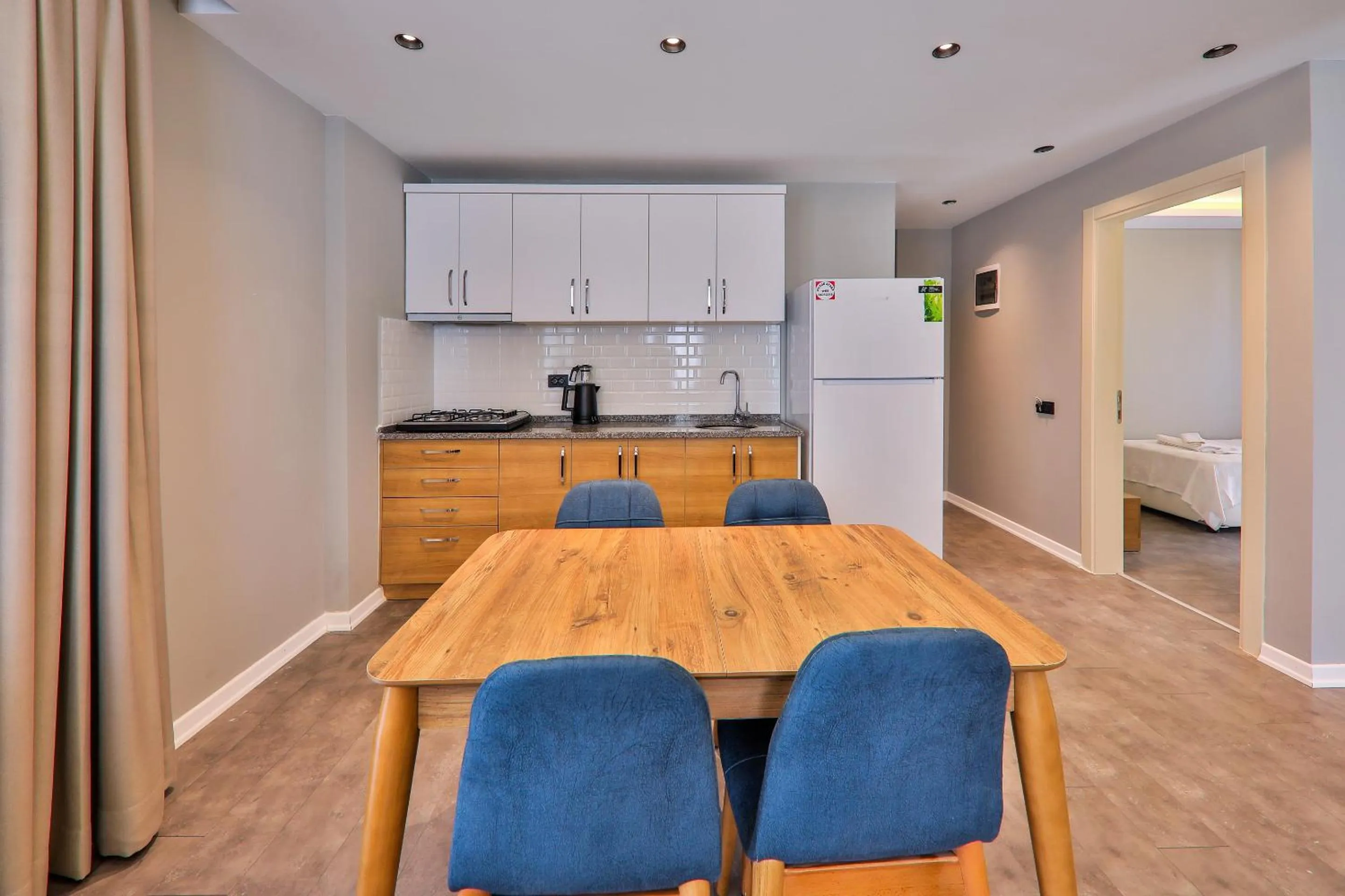 Kitchen or kitchenette in Duygu Apart