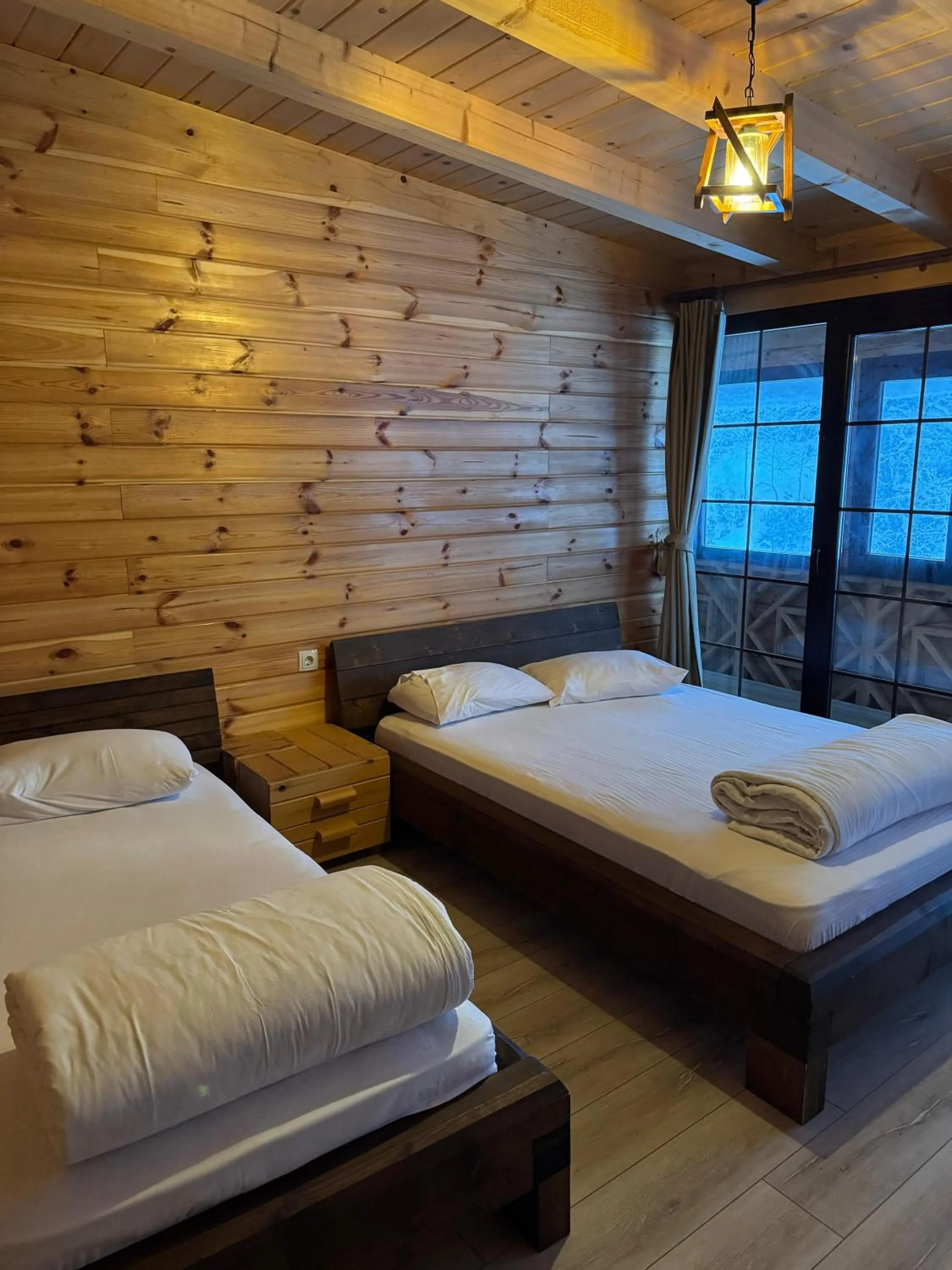Bed in Ayder Villa Gencal