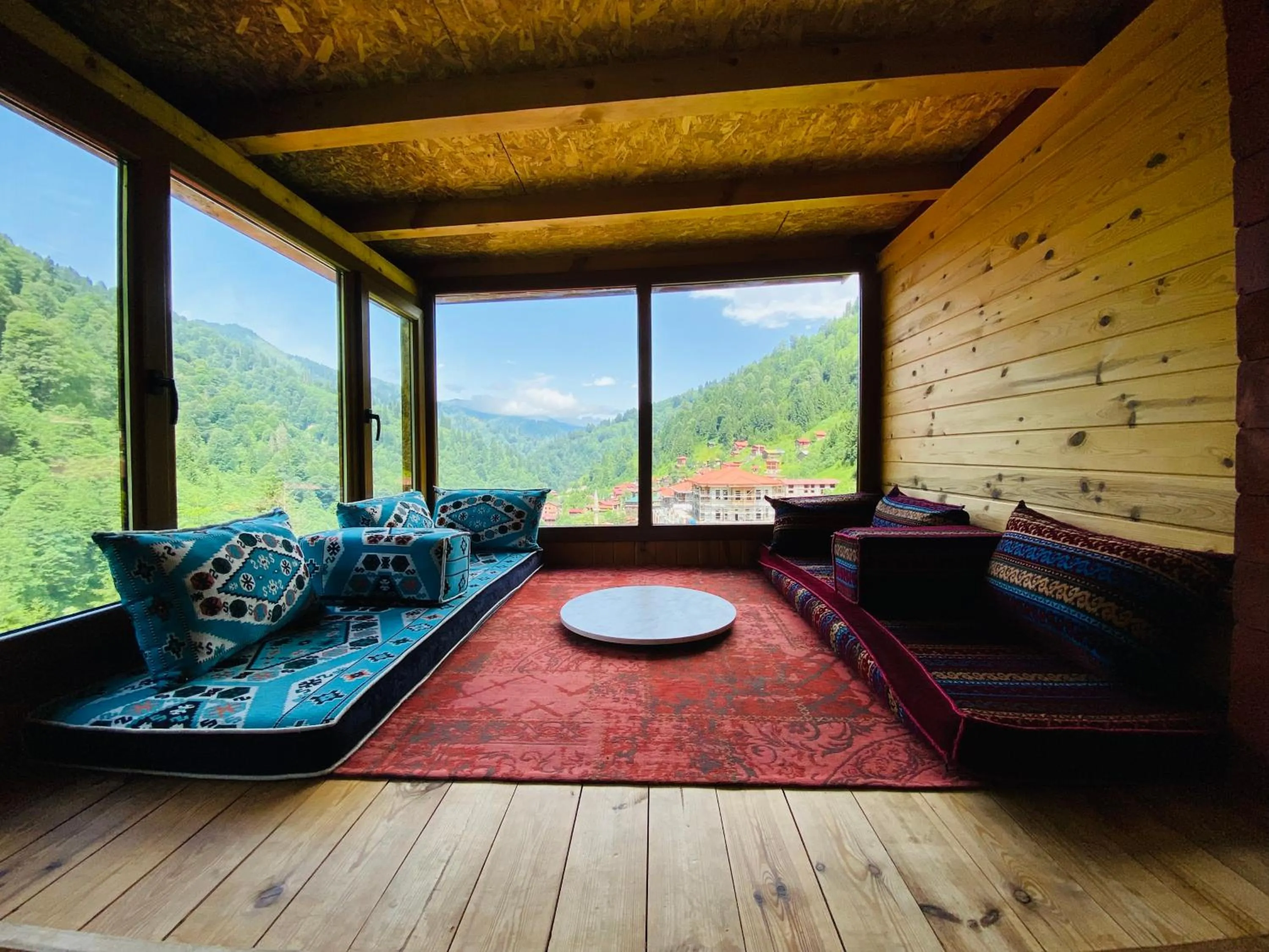 View (from property/room) in Ayder Villa Gencal