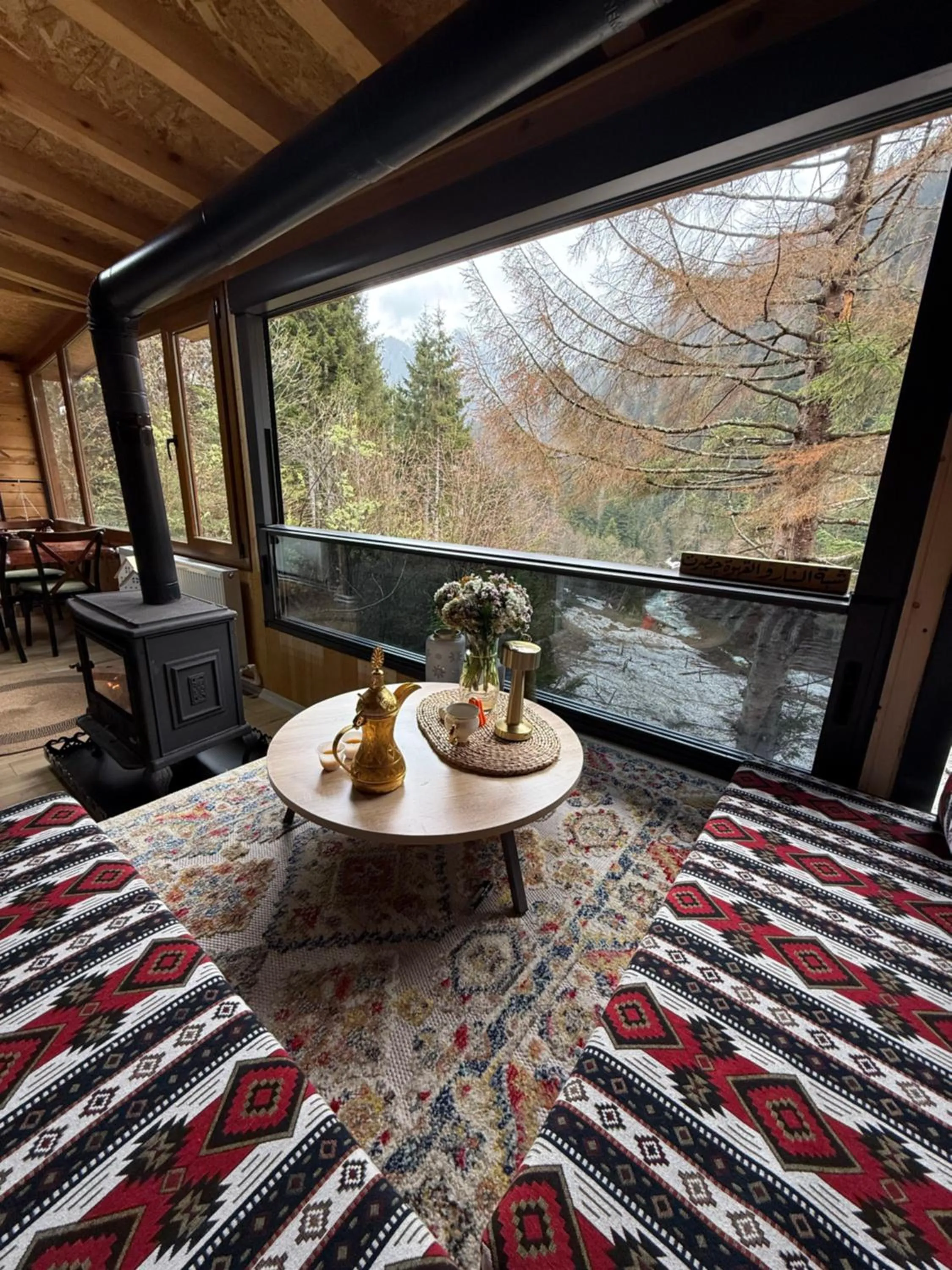 Bed in Ayder Villa Gencal