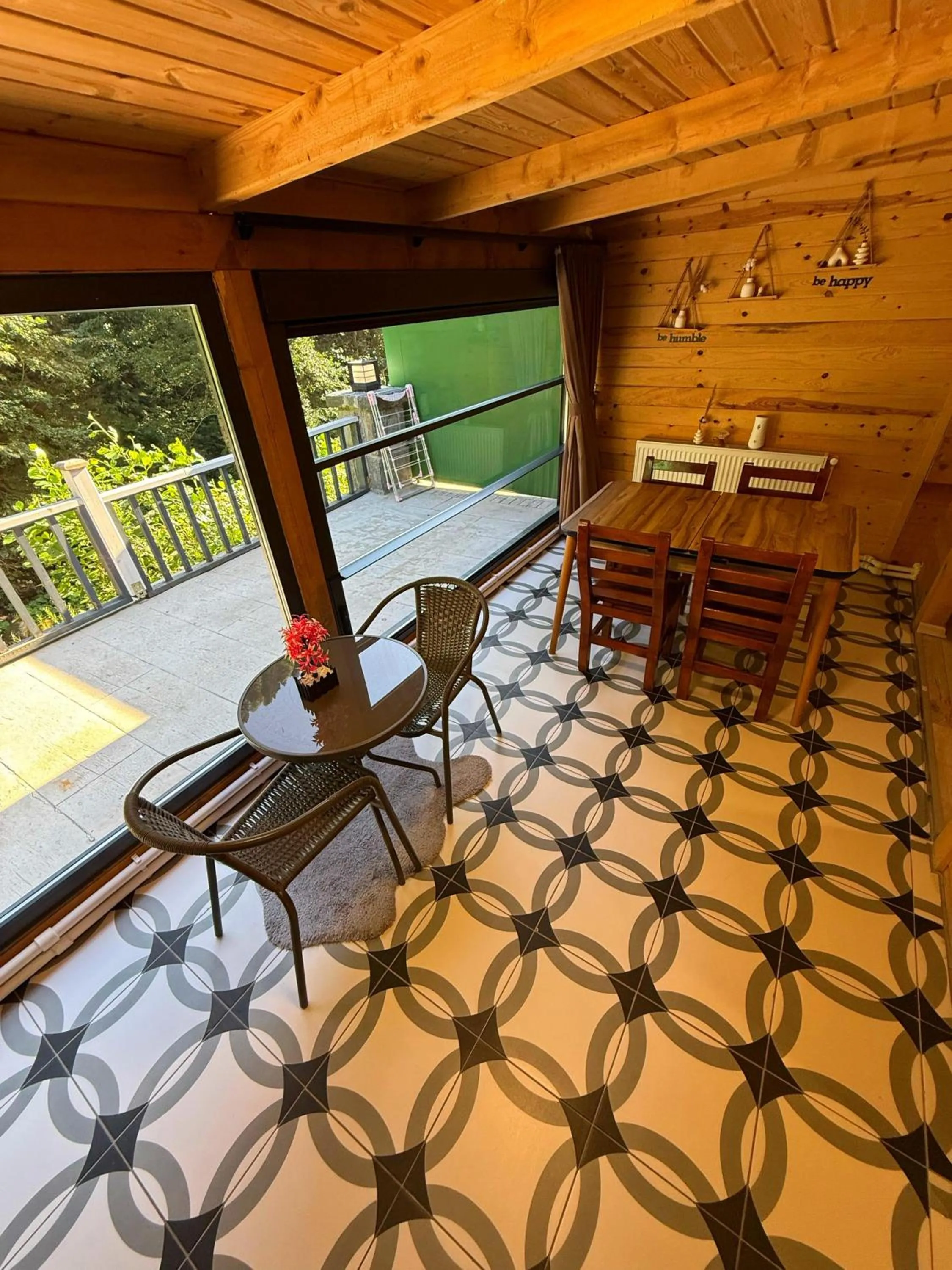 View (from property/room) in Ayder Villa Gencal