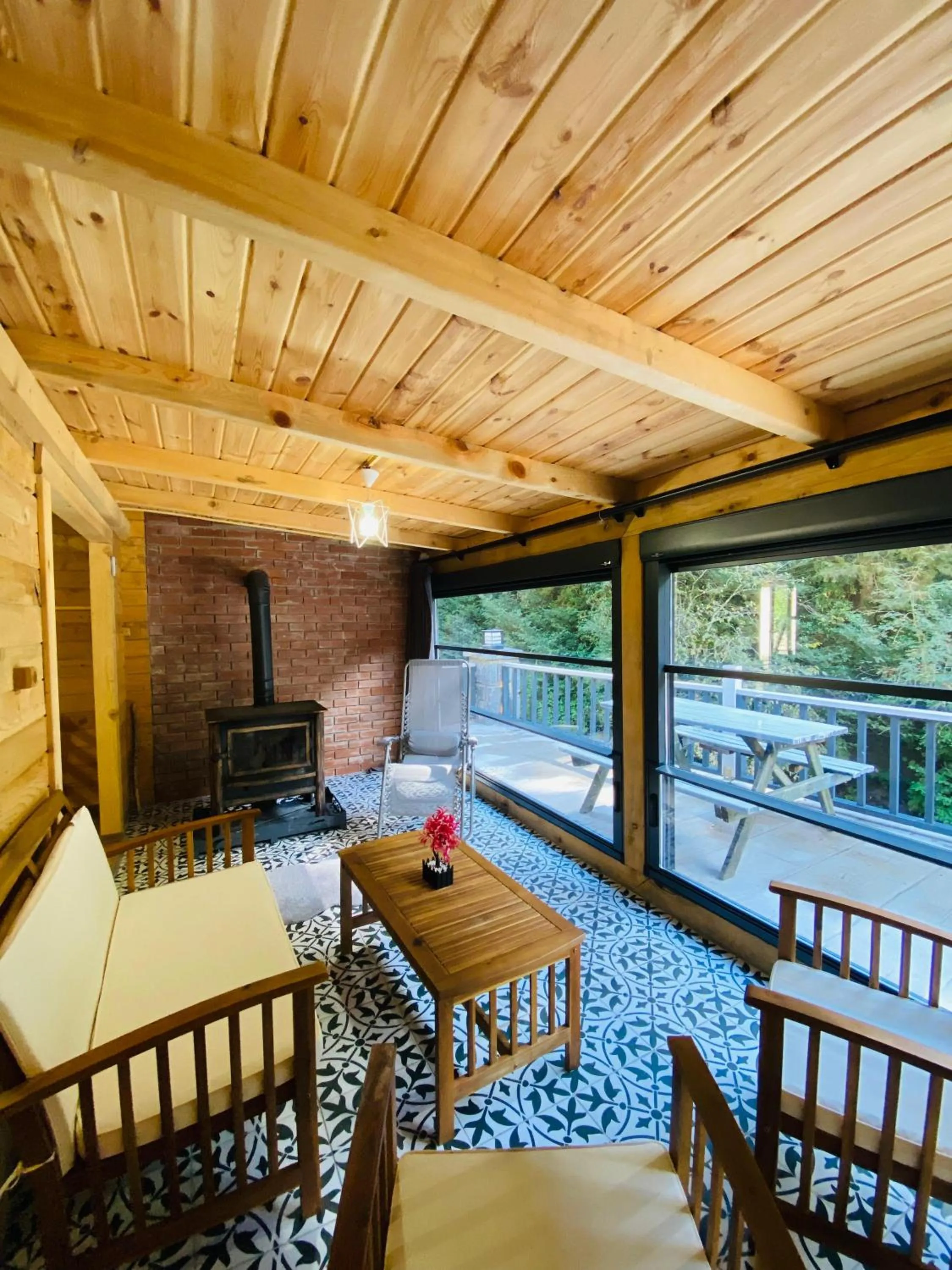 Patio in Ayder Villa Gencal