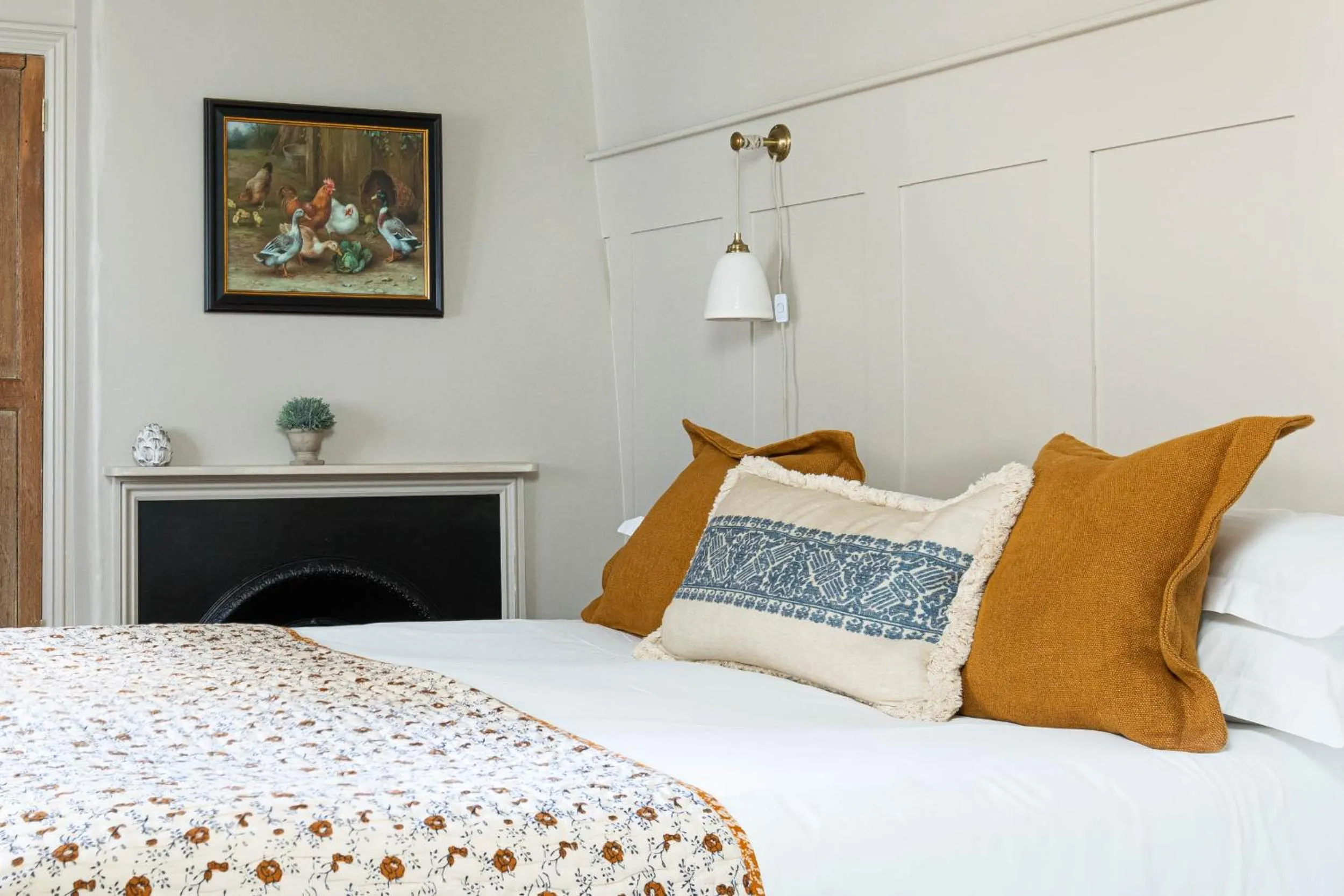 Bed in The Stag at Stow