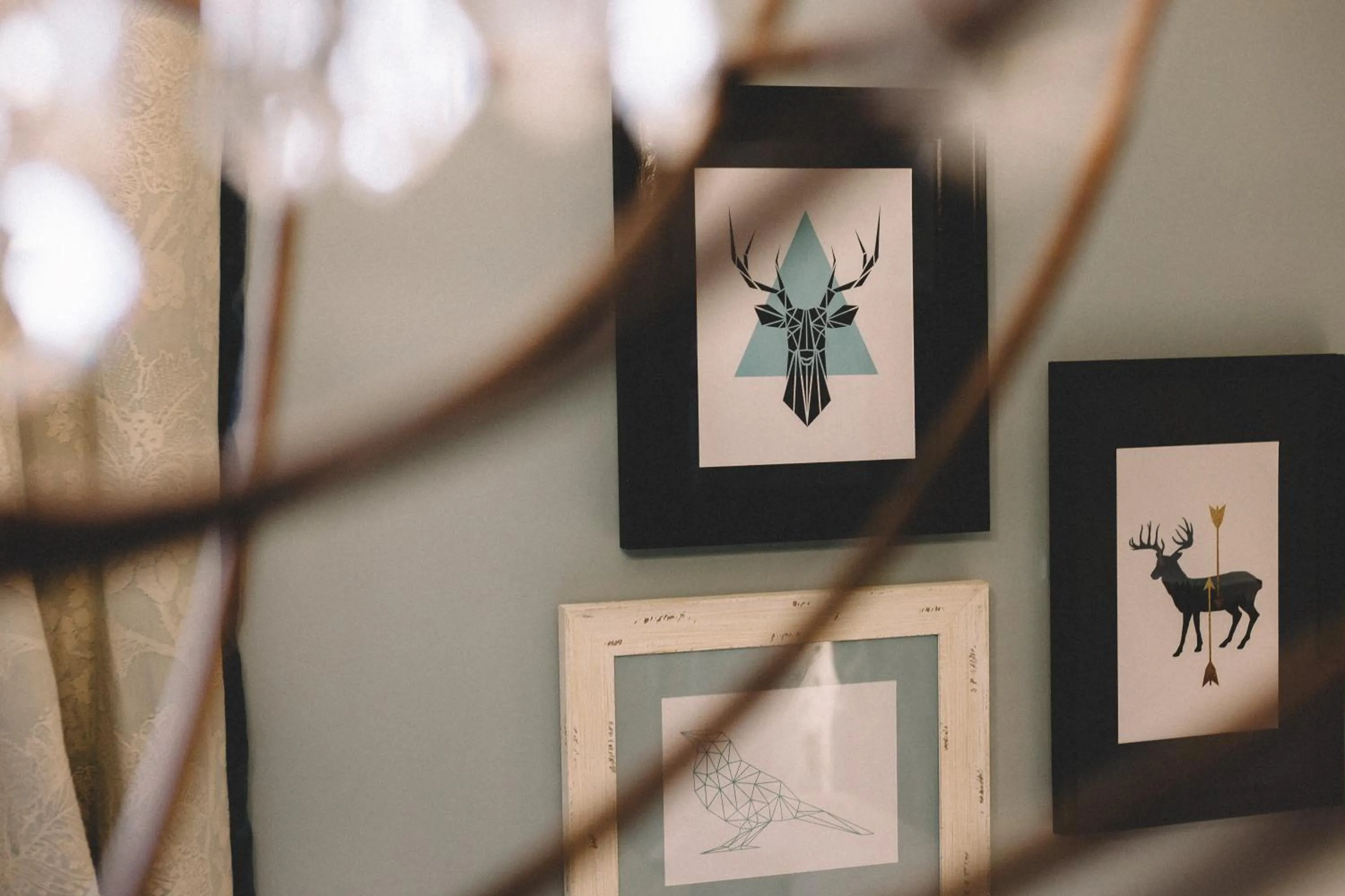 Decorative detail in The Stag at Stow