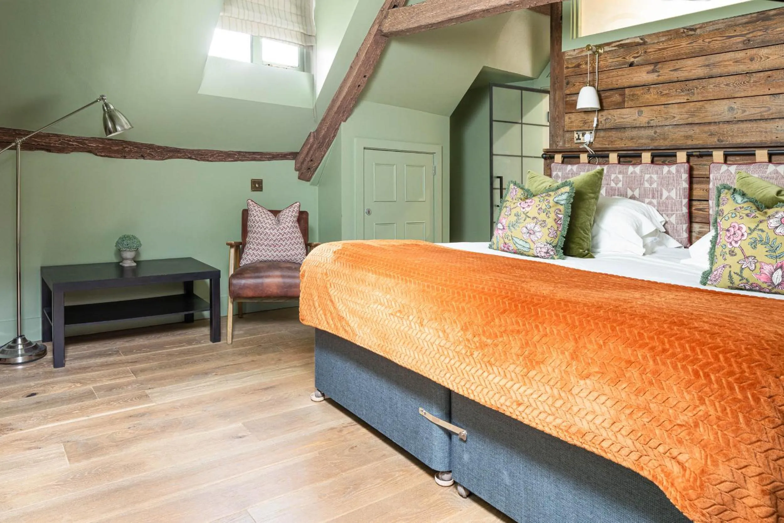 Bed in The Stag at Stow