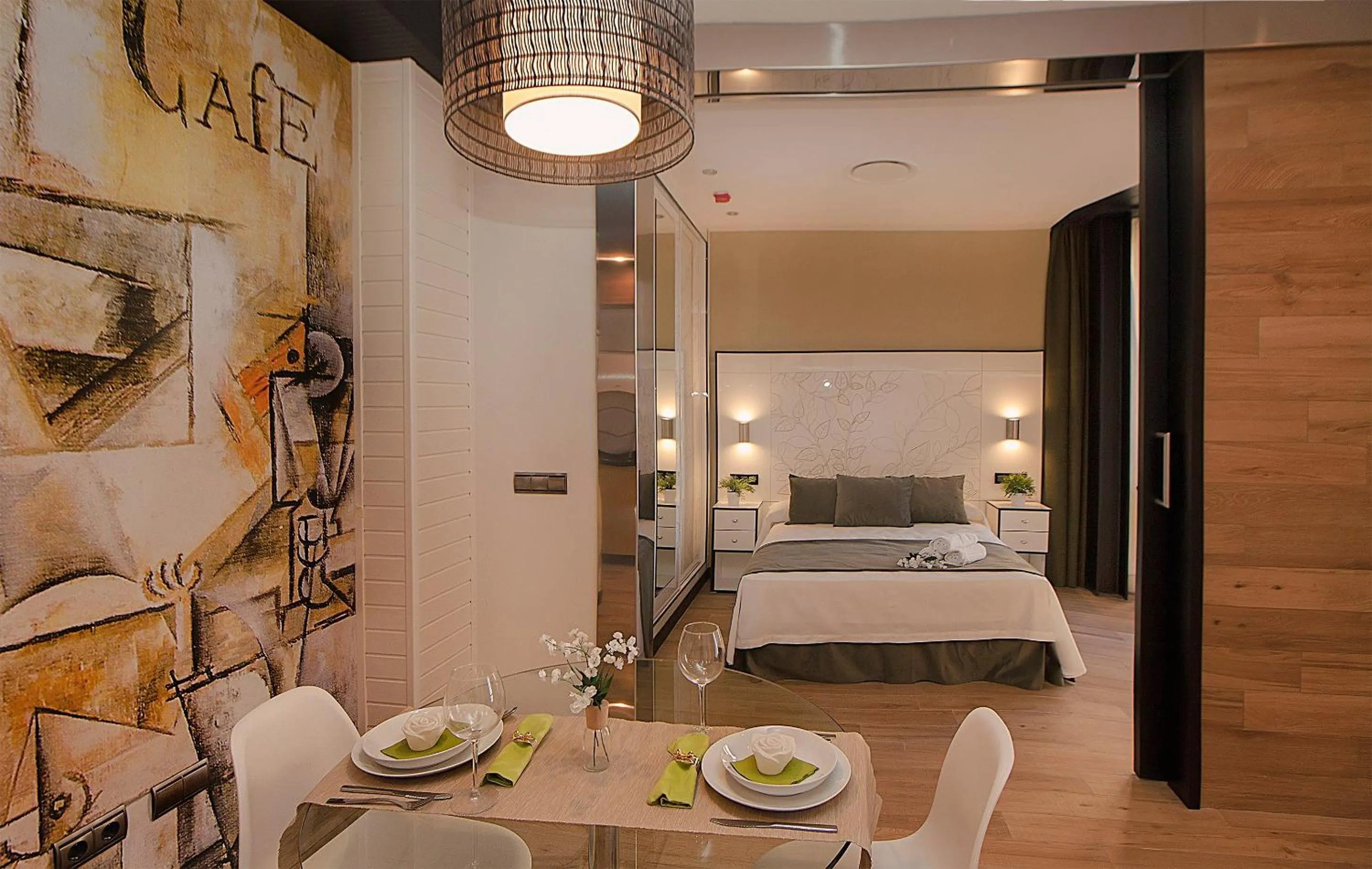 Photo of the whole room, Bed in Apartamentos Suites Oficentro Deluxe