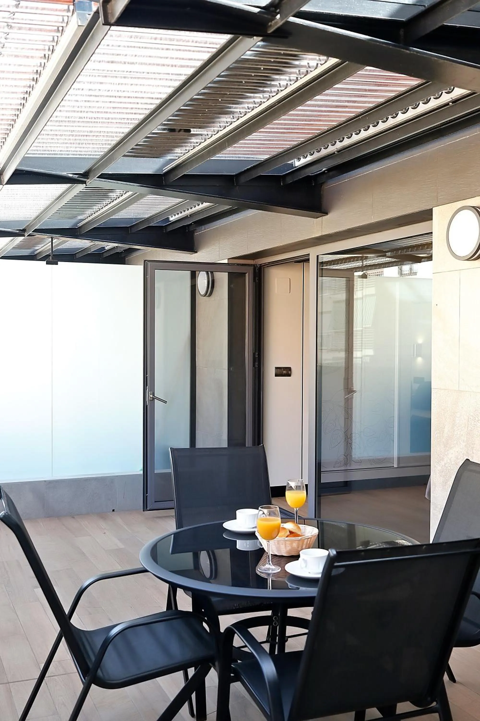 Balcony/Terrace in Apartamentos Suites Oficentro Deluxe