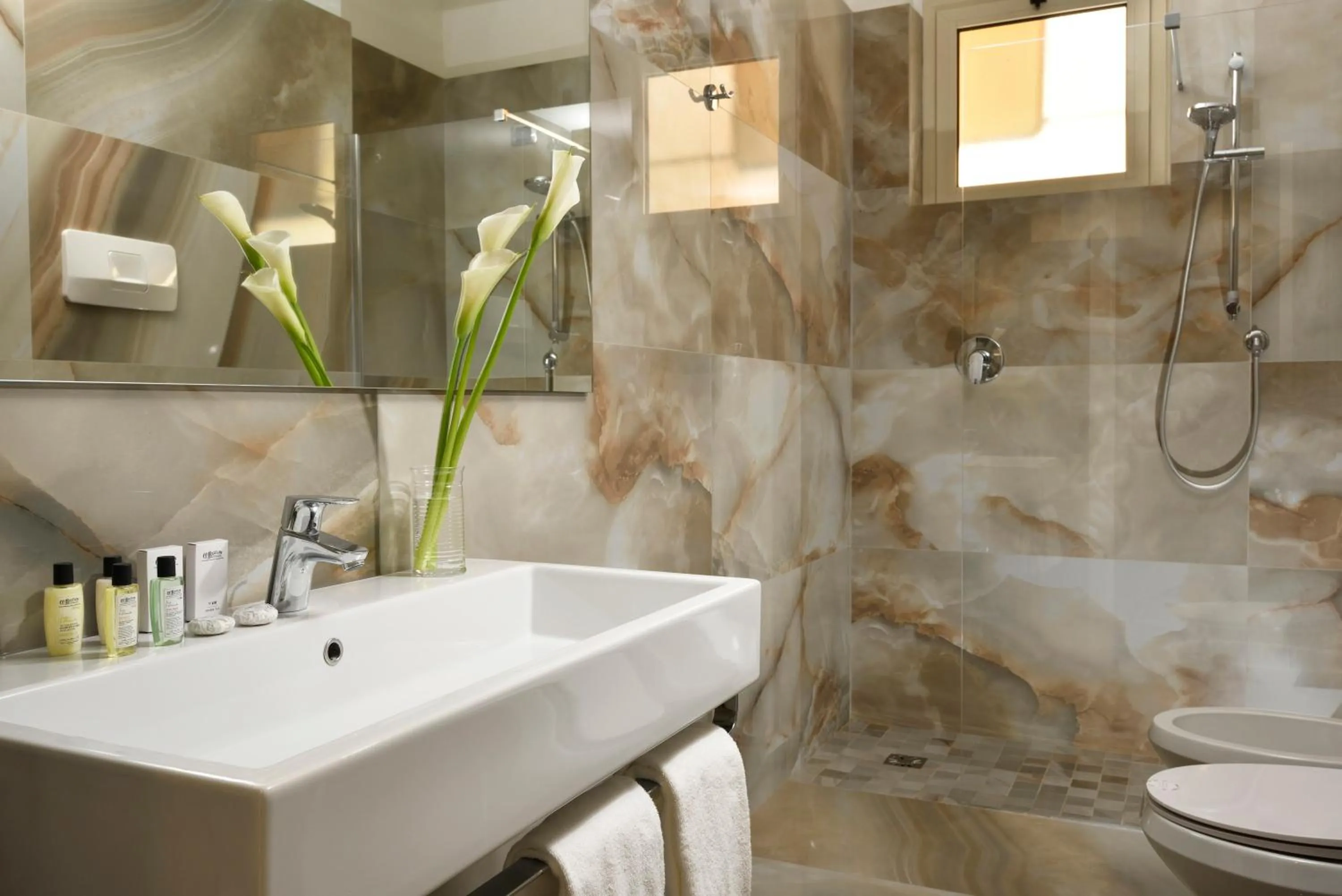 Shower in Hotel Continental Wellness & Spa