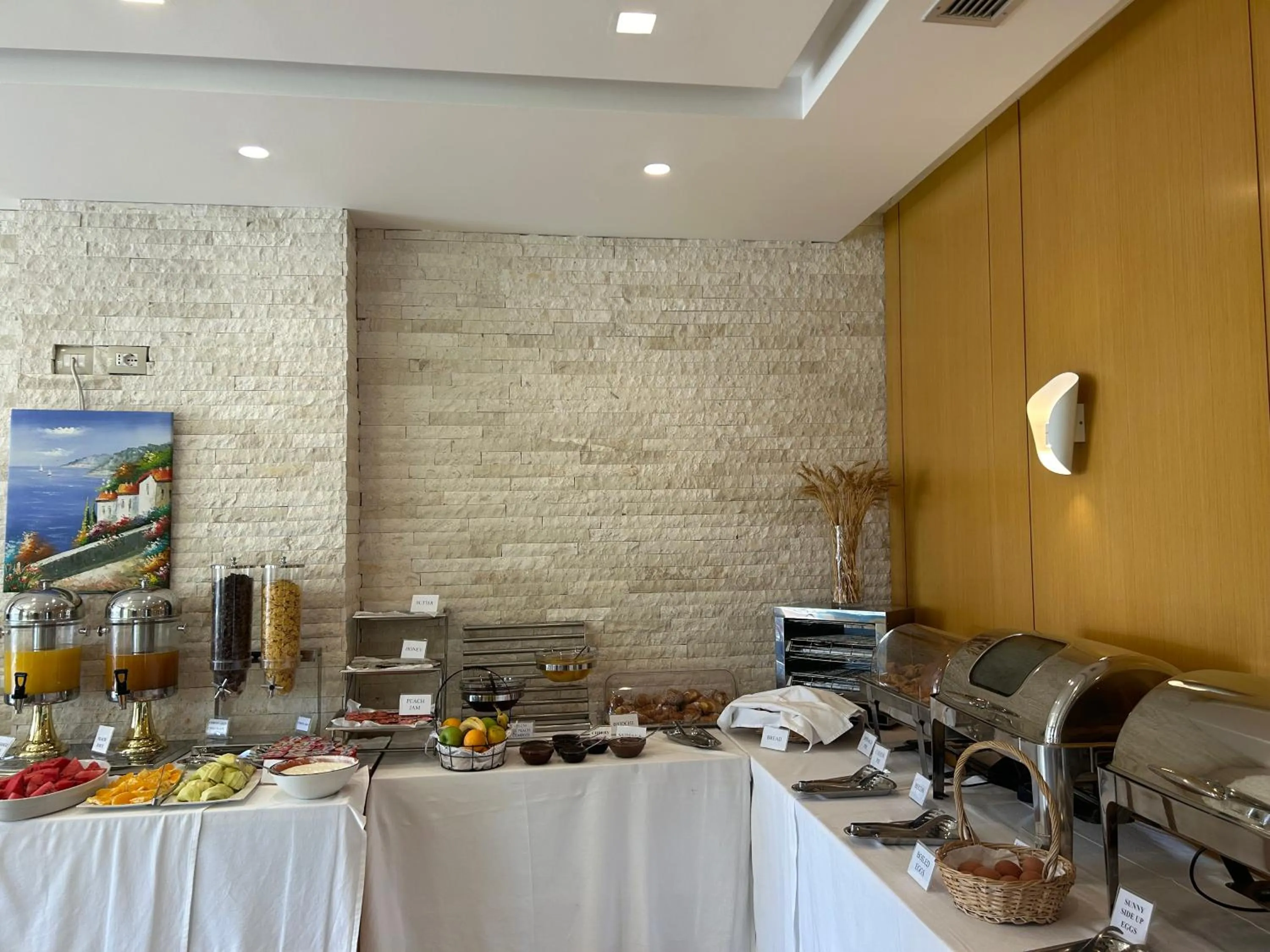 Buffet breakfast in Hotel Luxury