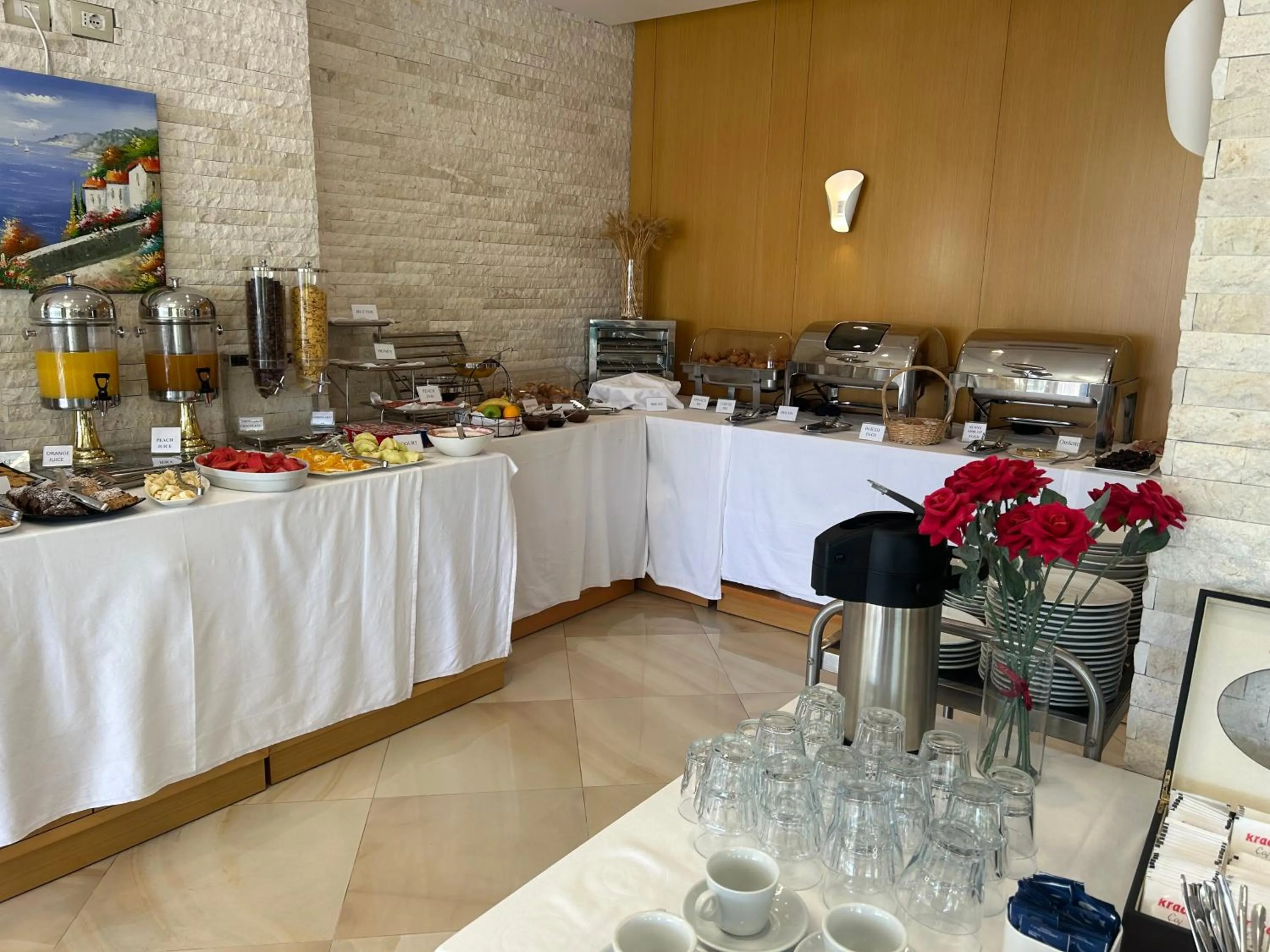 Buffet breakfast in Hotel Luxury