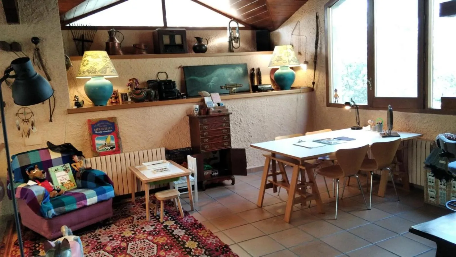 Seating area in Les Margarides