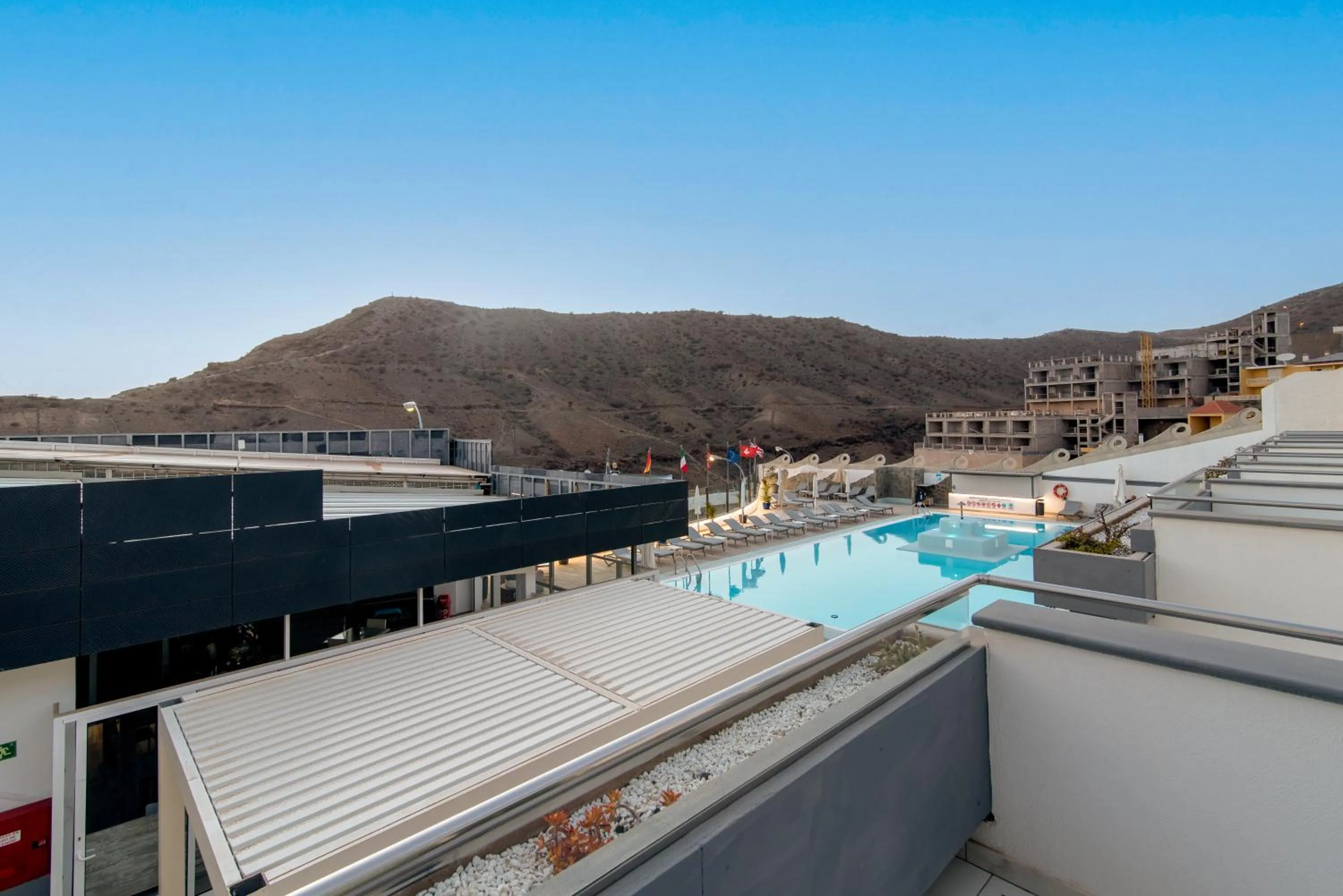 Pool view in Mariposa Del Sol