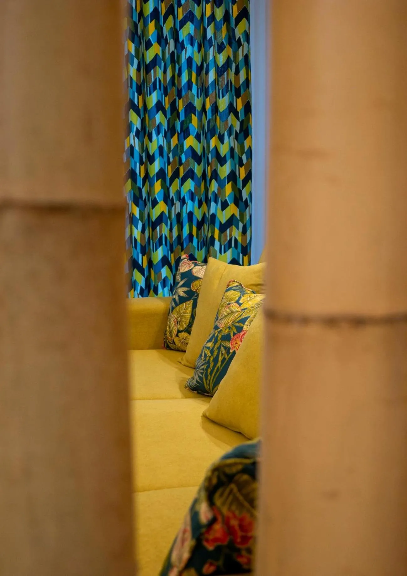 Living room in Kotroni Villas