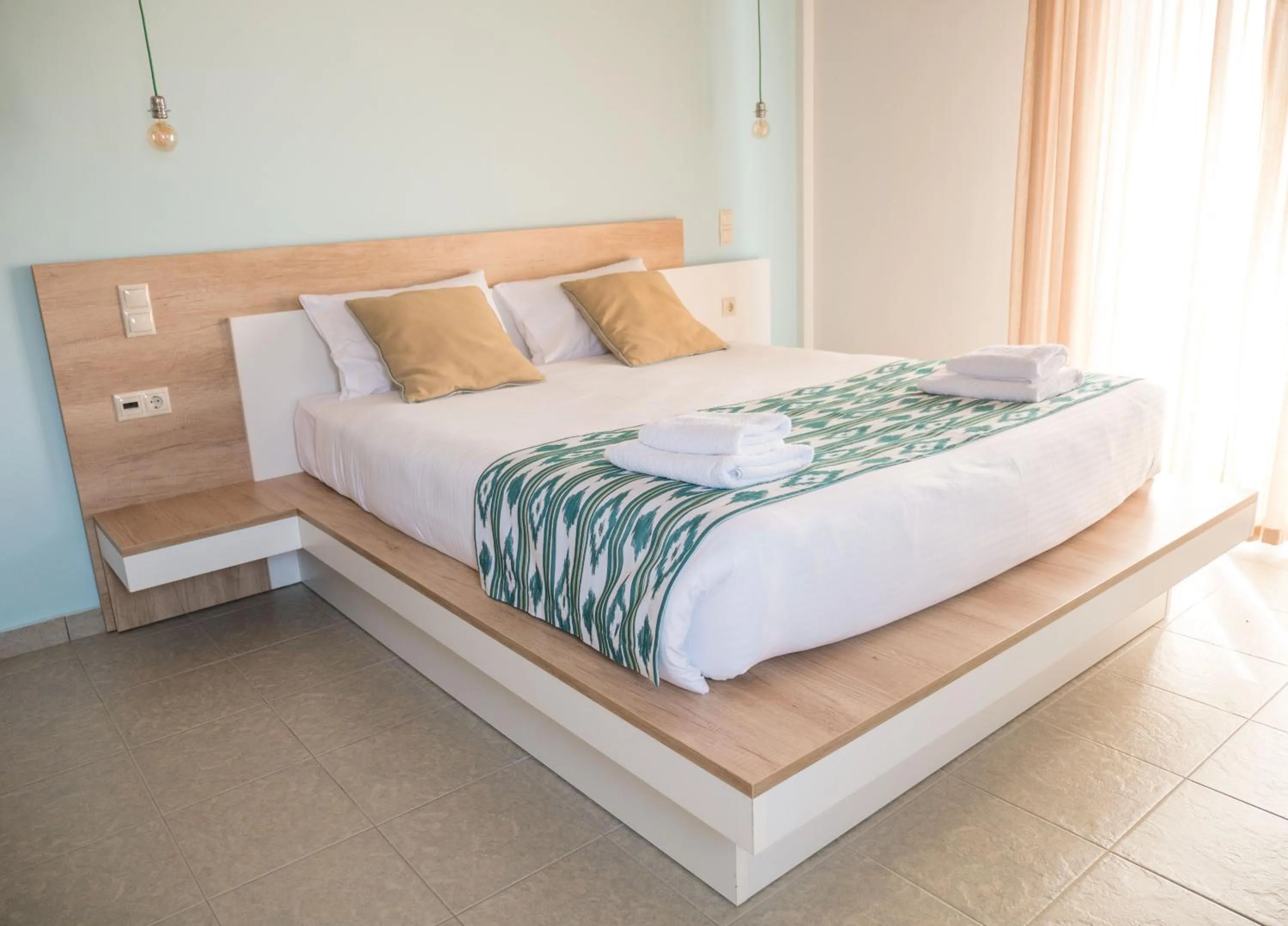 Bed in Kotroni Villas