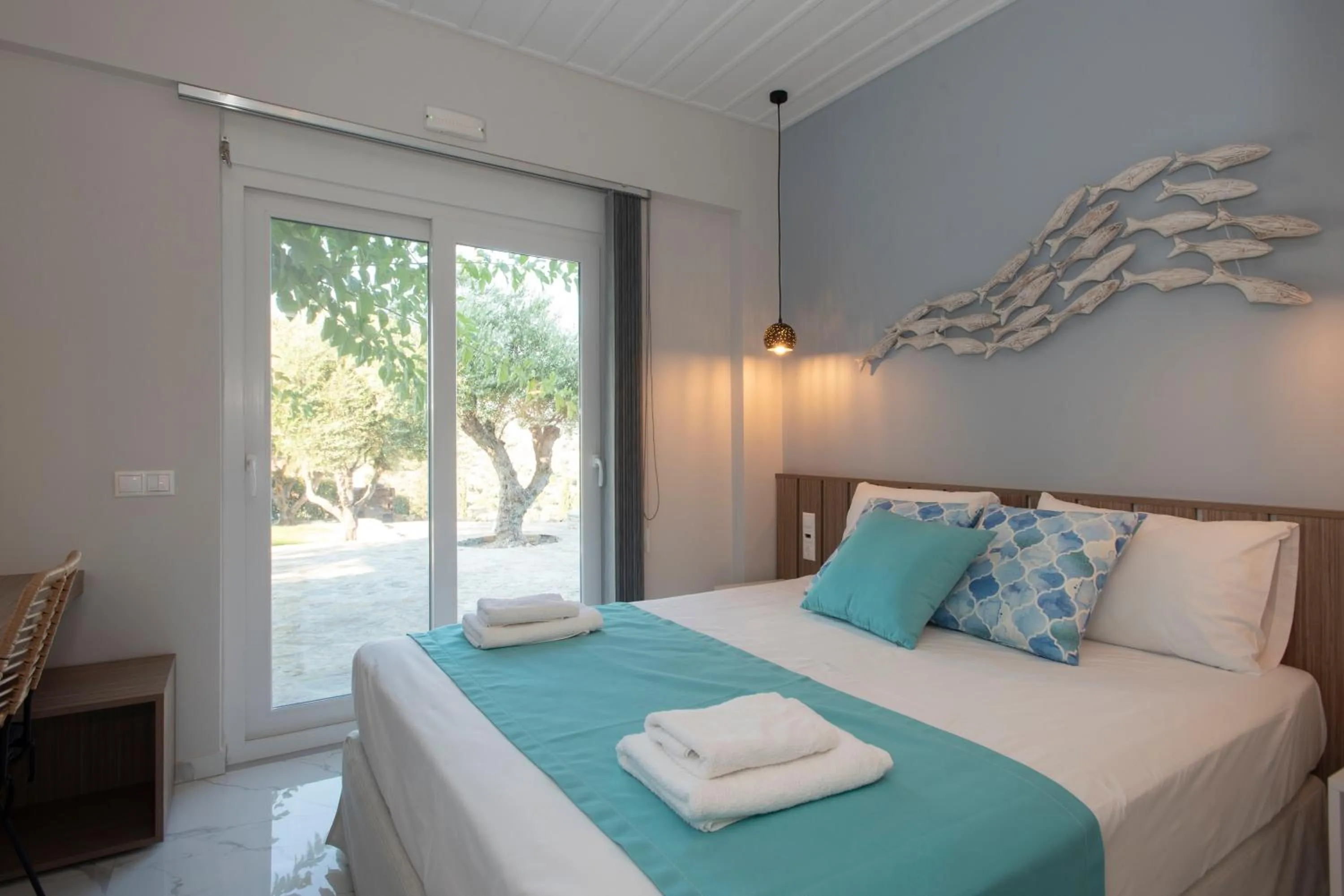 Bed in Kotroni Villas