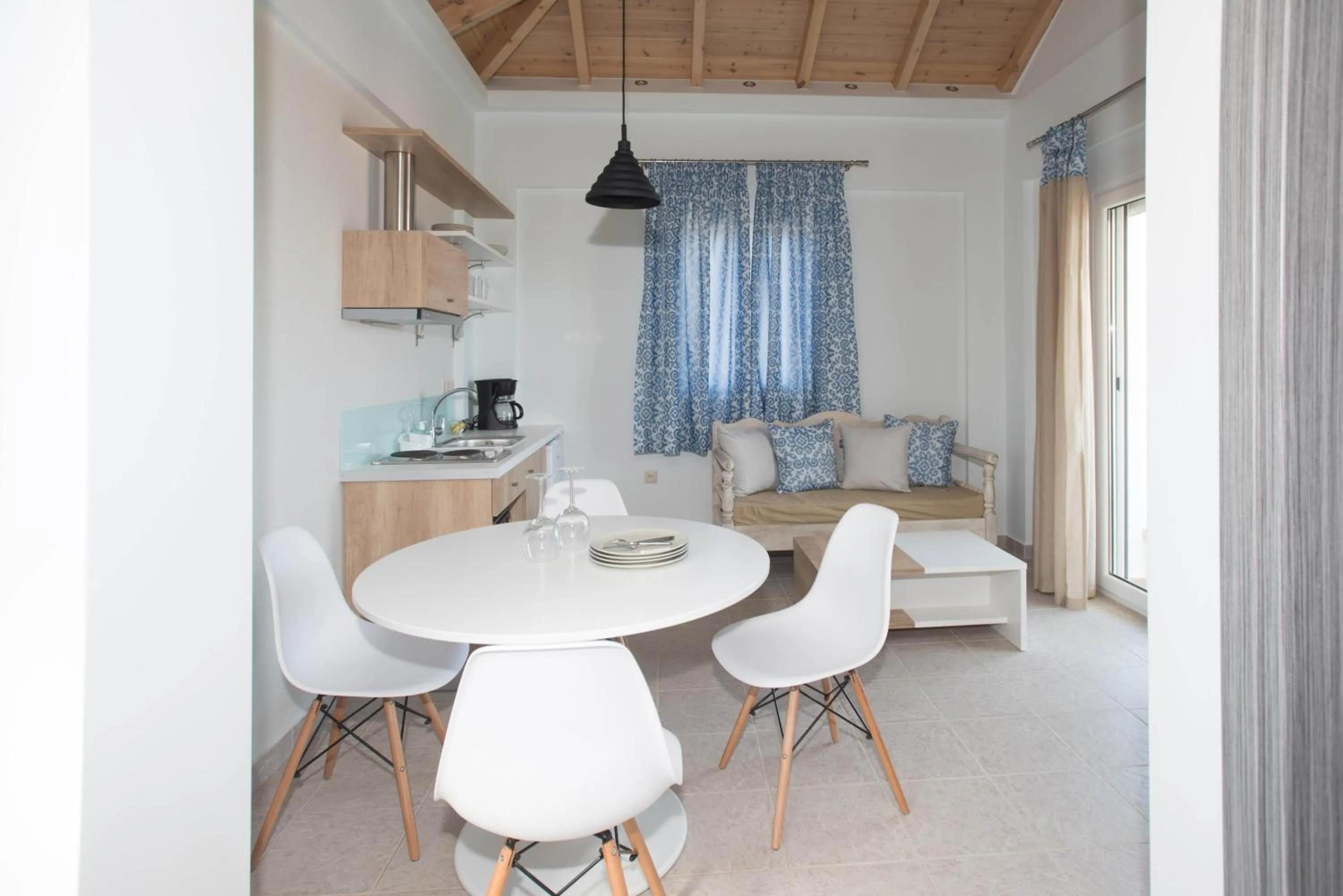 Kitchen or kitchenette in Kotroni Villas