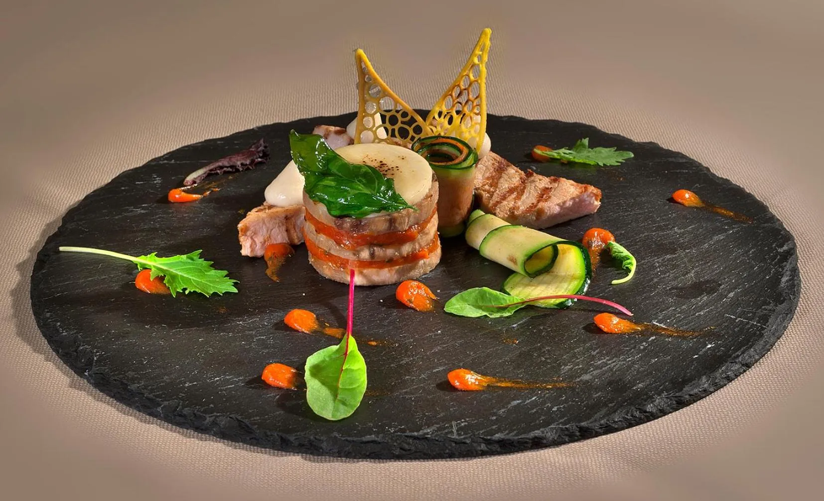 Food close-up in Hotel Excelsior Le Terrazze