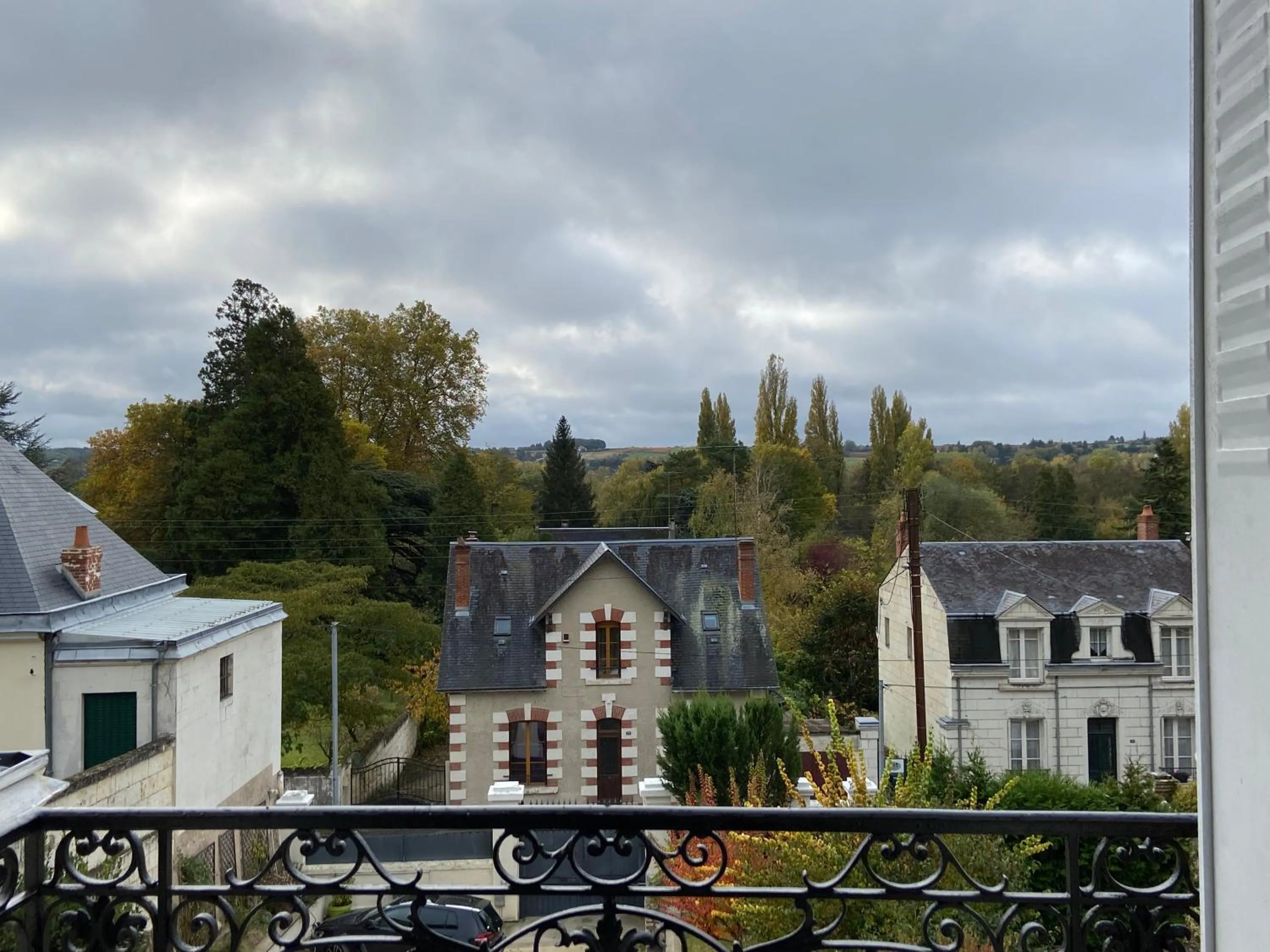Quiet street view in Les Rives du Cher - Chambres d'hôtes