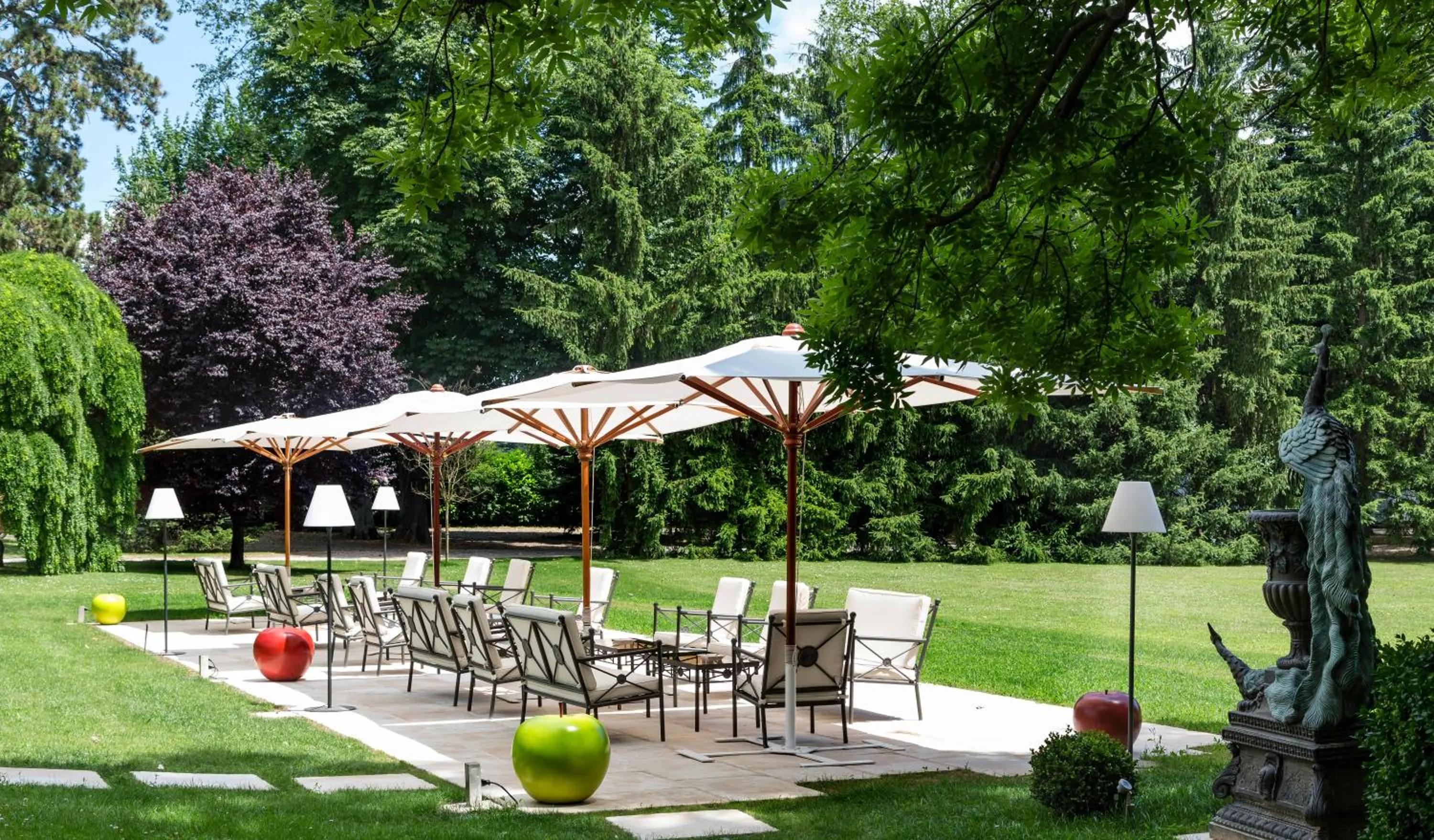 Garden in Domaine de Clairefontaine - Teritoria