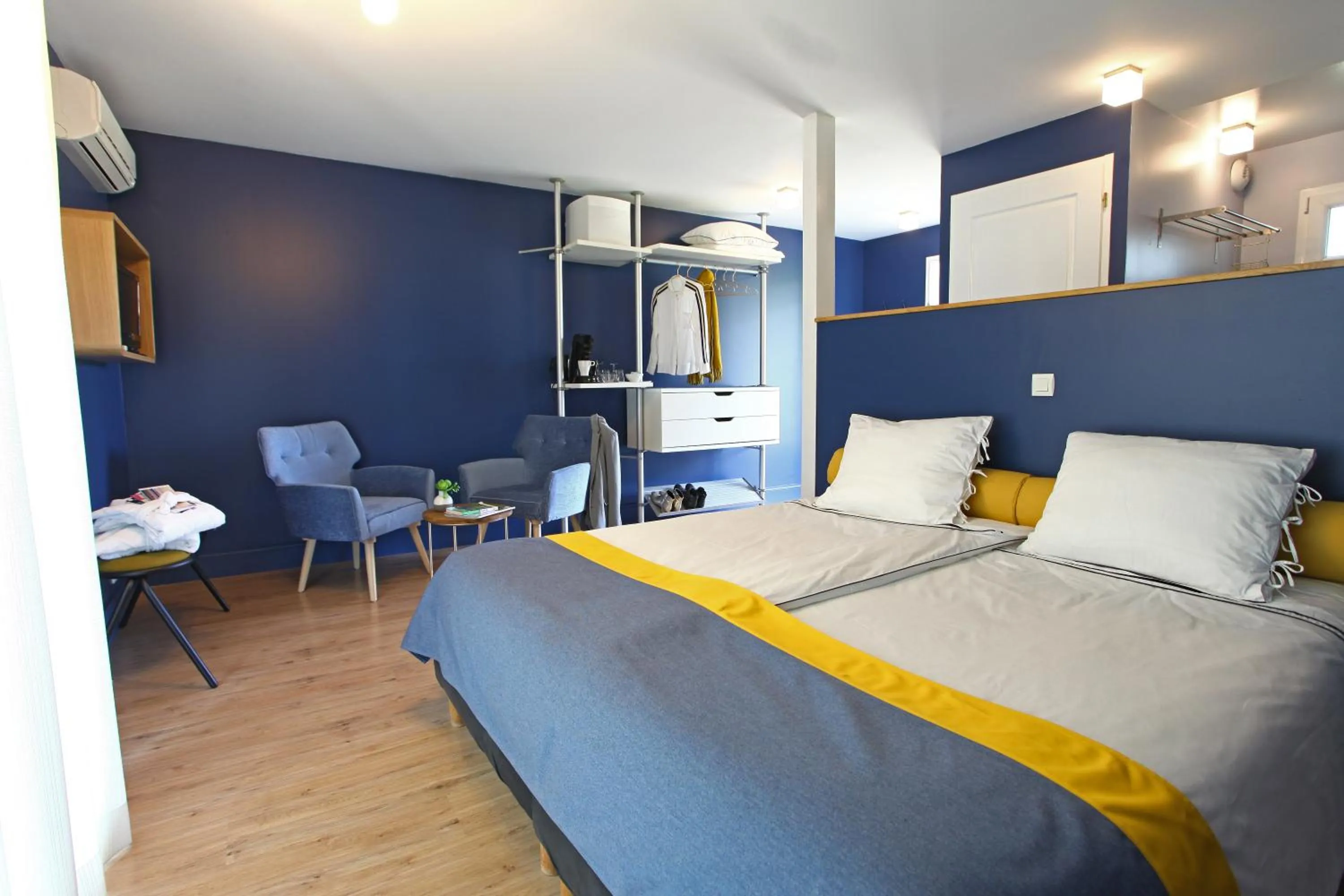 Bedroom, Bed in La Petite Couronne, Ecolodge & Lofts