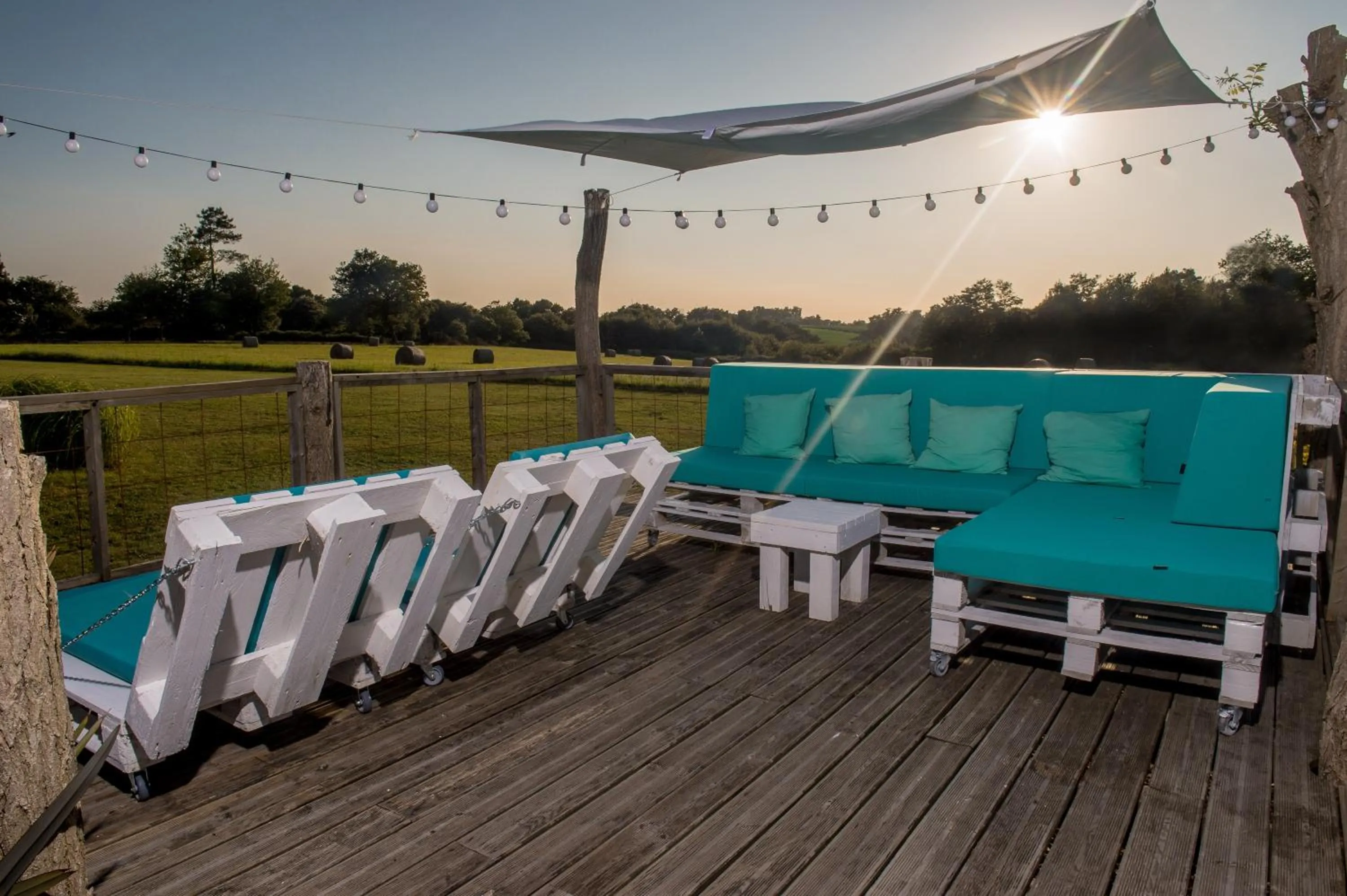 Patio in La Petite Couronne, Ecolodge & Lofts