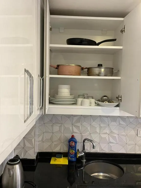 Kitchen or kitchenette in Arat Apartments