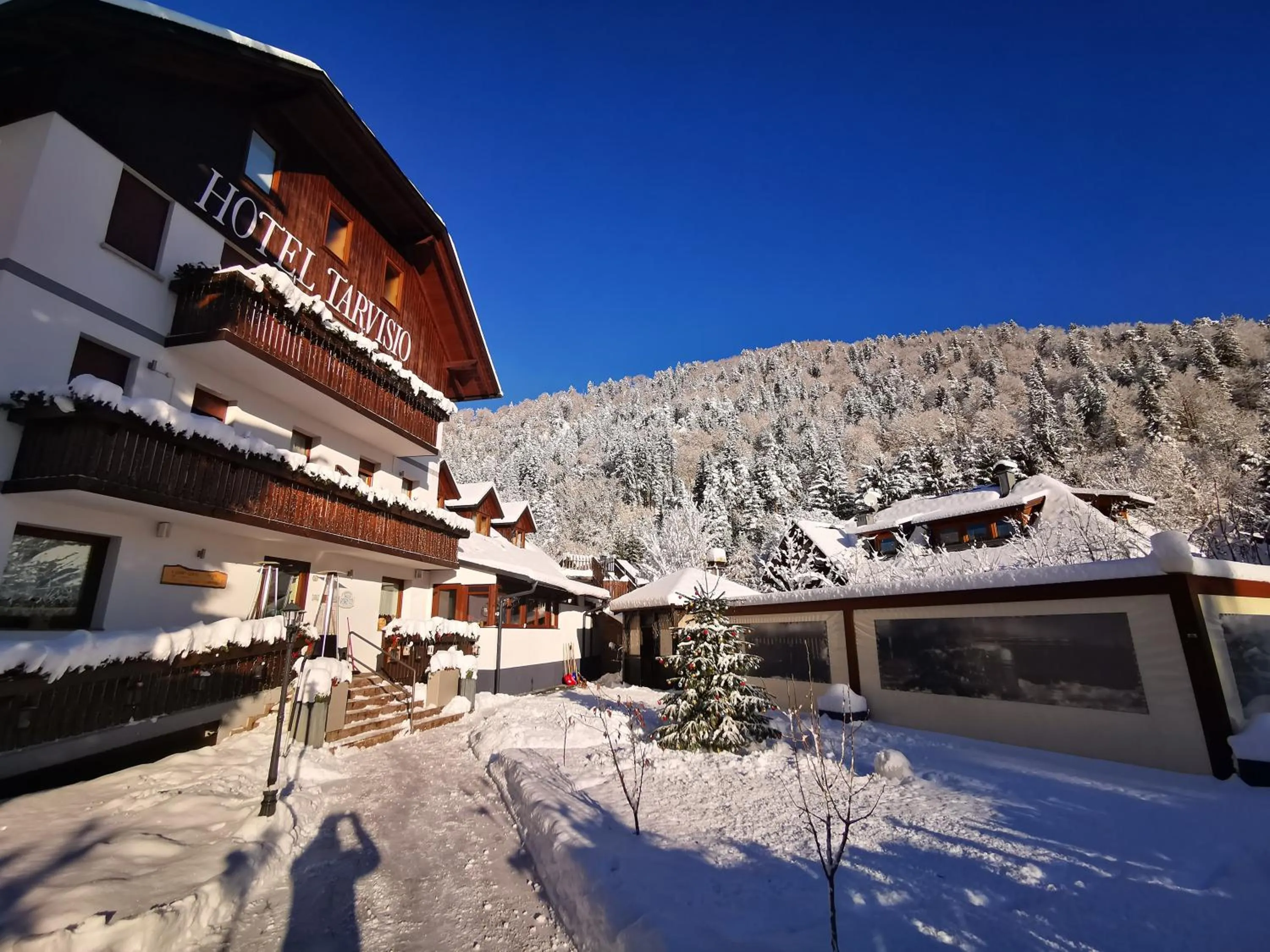 Property building in Hotel Tarvisio Four Seasons