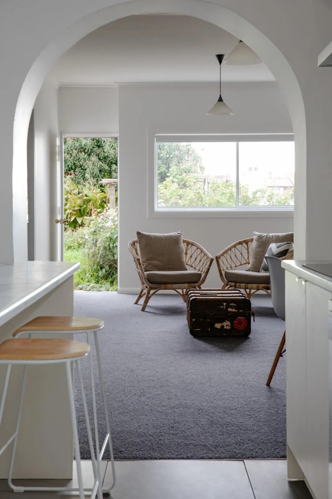 Living room in Battery Point Manor